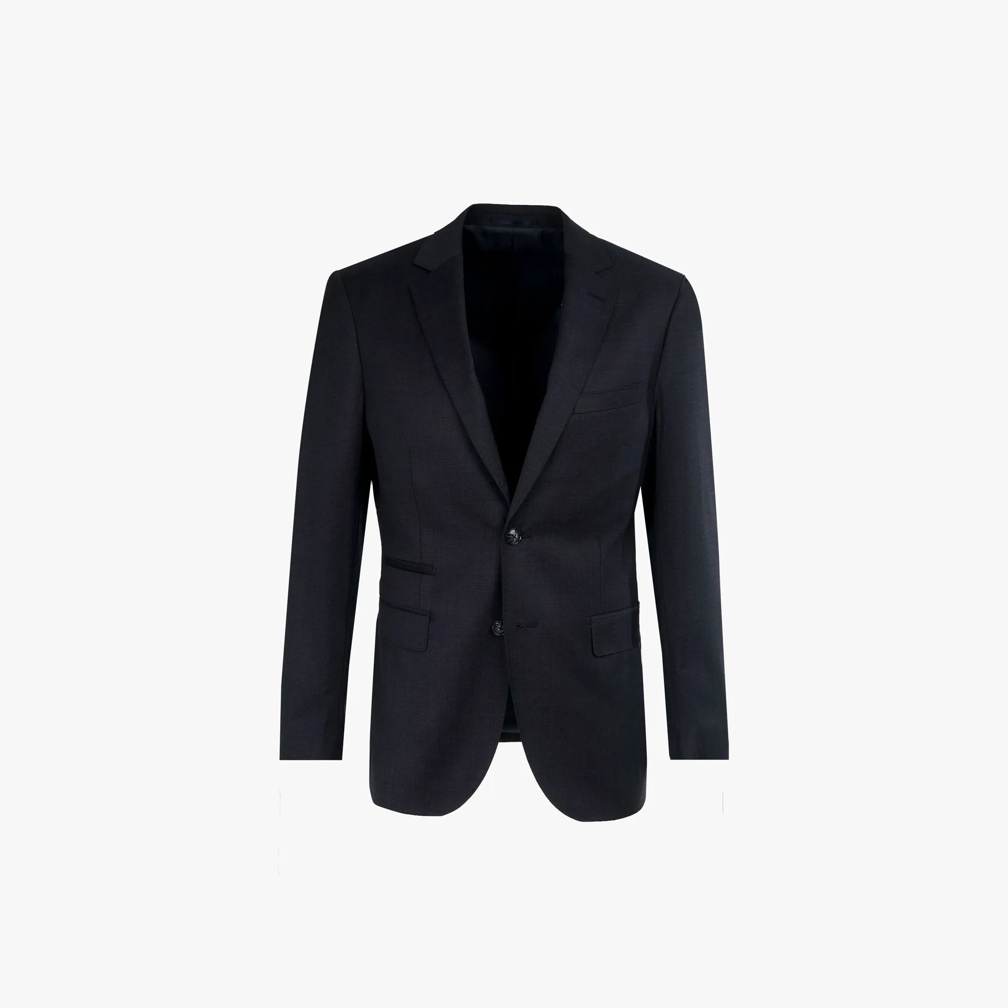 Baukastensakko Pesaro aus Super 100's Wolle in Schwarz gemustert schwarz/gemustert Bild 6