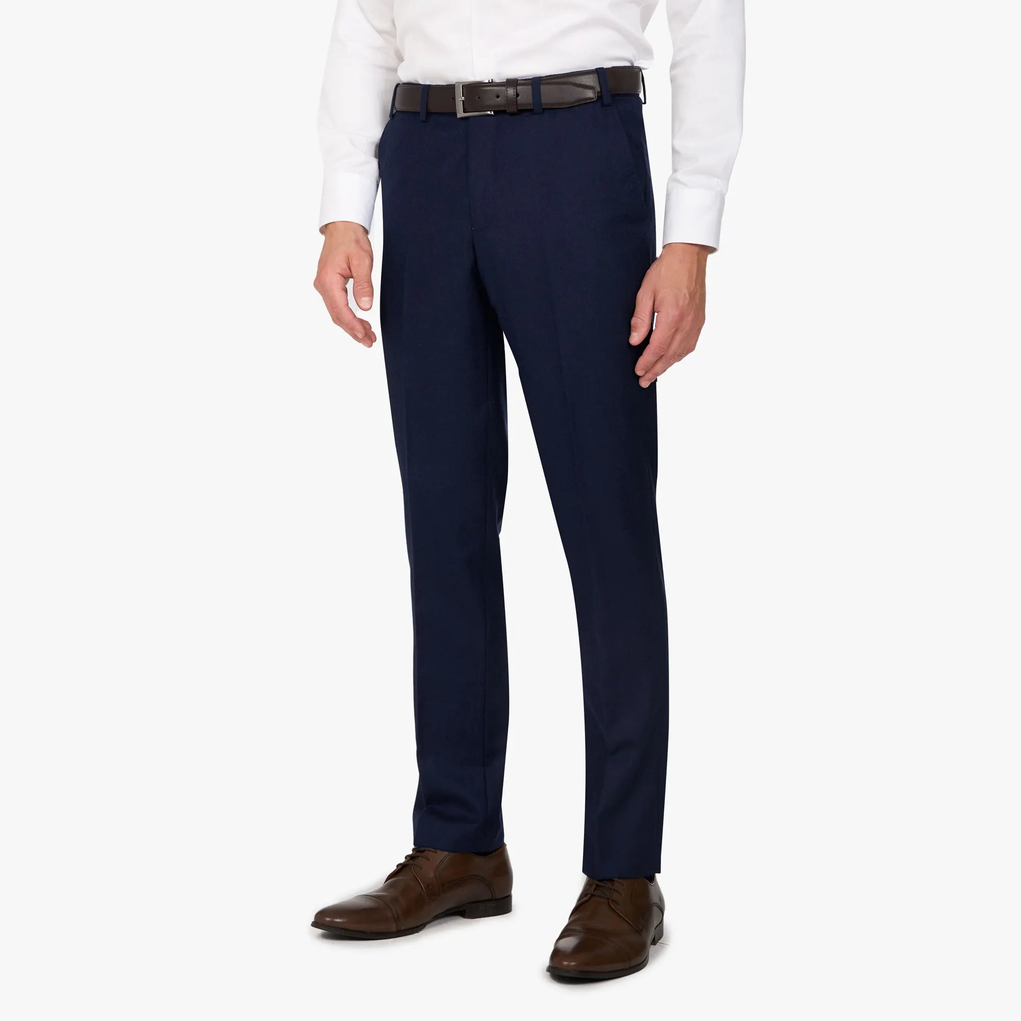 Baukastenhose Rome in Dunkelblau aus Super 100`s Schurwolle dkl. blau Bild 1