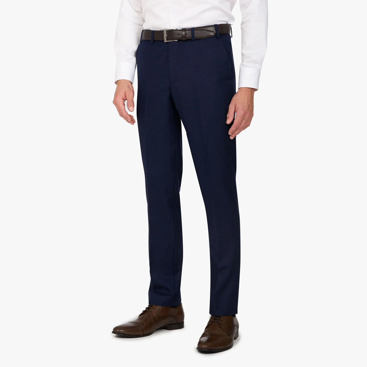 Baukastenhose Rome in Dunkelblau aus Super 100`s Schurwolle dkl. blau Bild 1