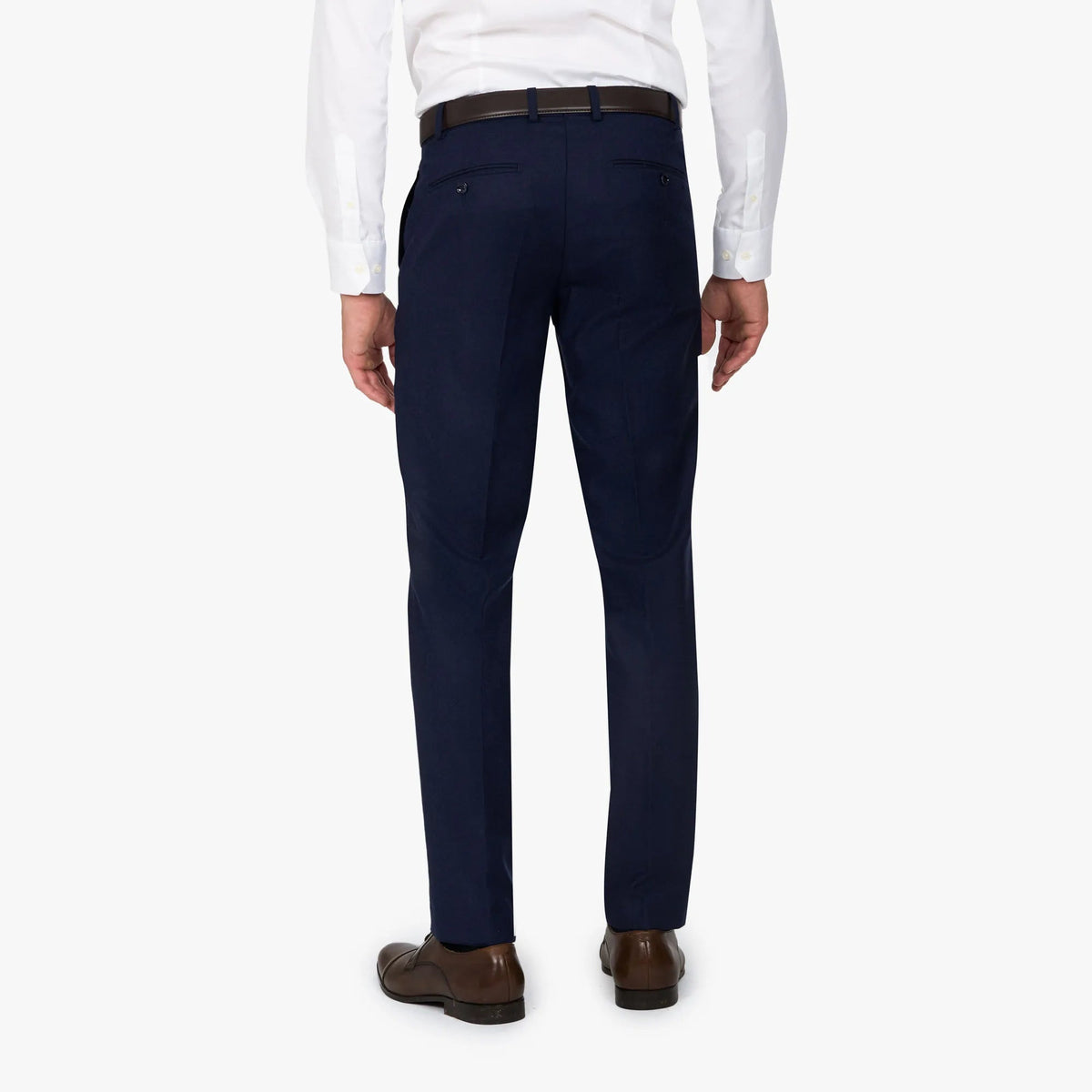 Baukastenhose Rome in Dunkelblau aus Super 100`s Schurwolle dkl. blau Bild 2
