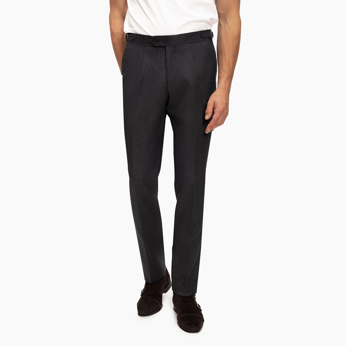 Hose Siena aus 100% Wolle in Anthrazit antra Bild 1