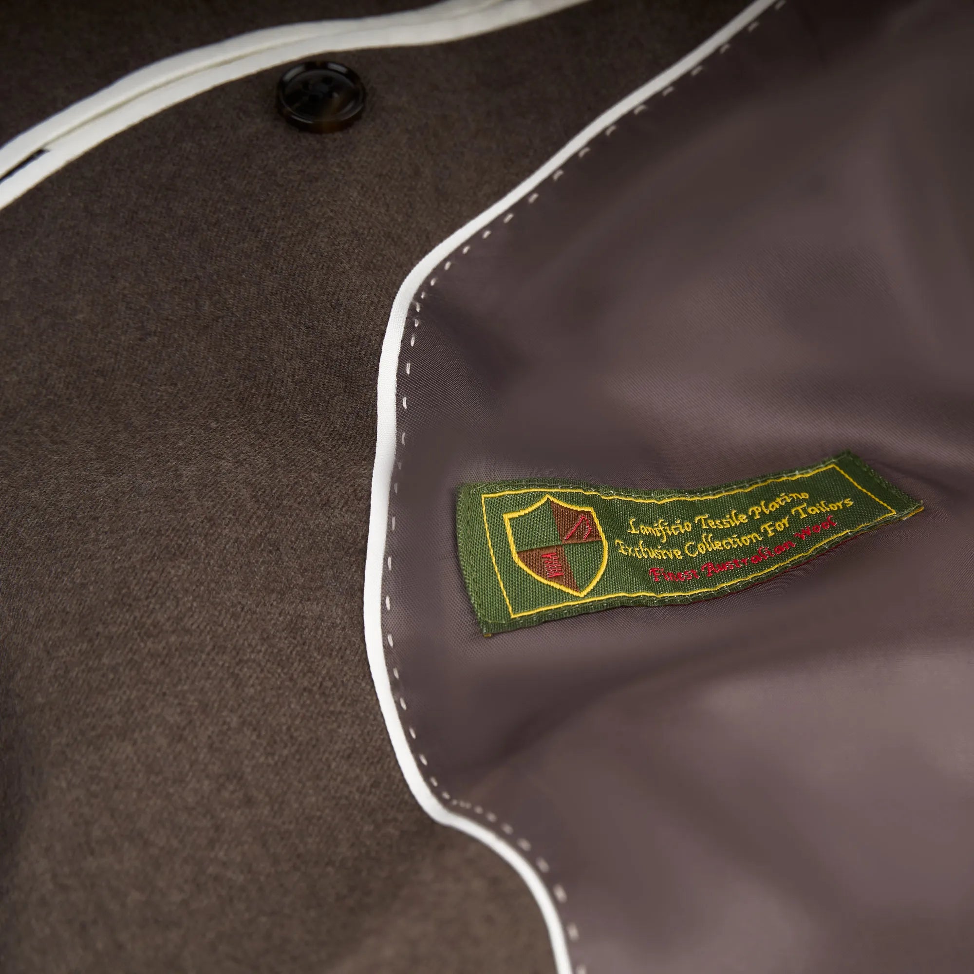 Baukastensakko Prato in Braun aus Super 100`s Schurwolle braun Bild 5