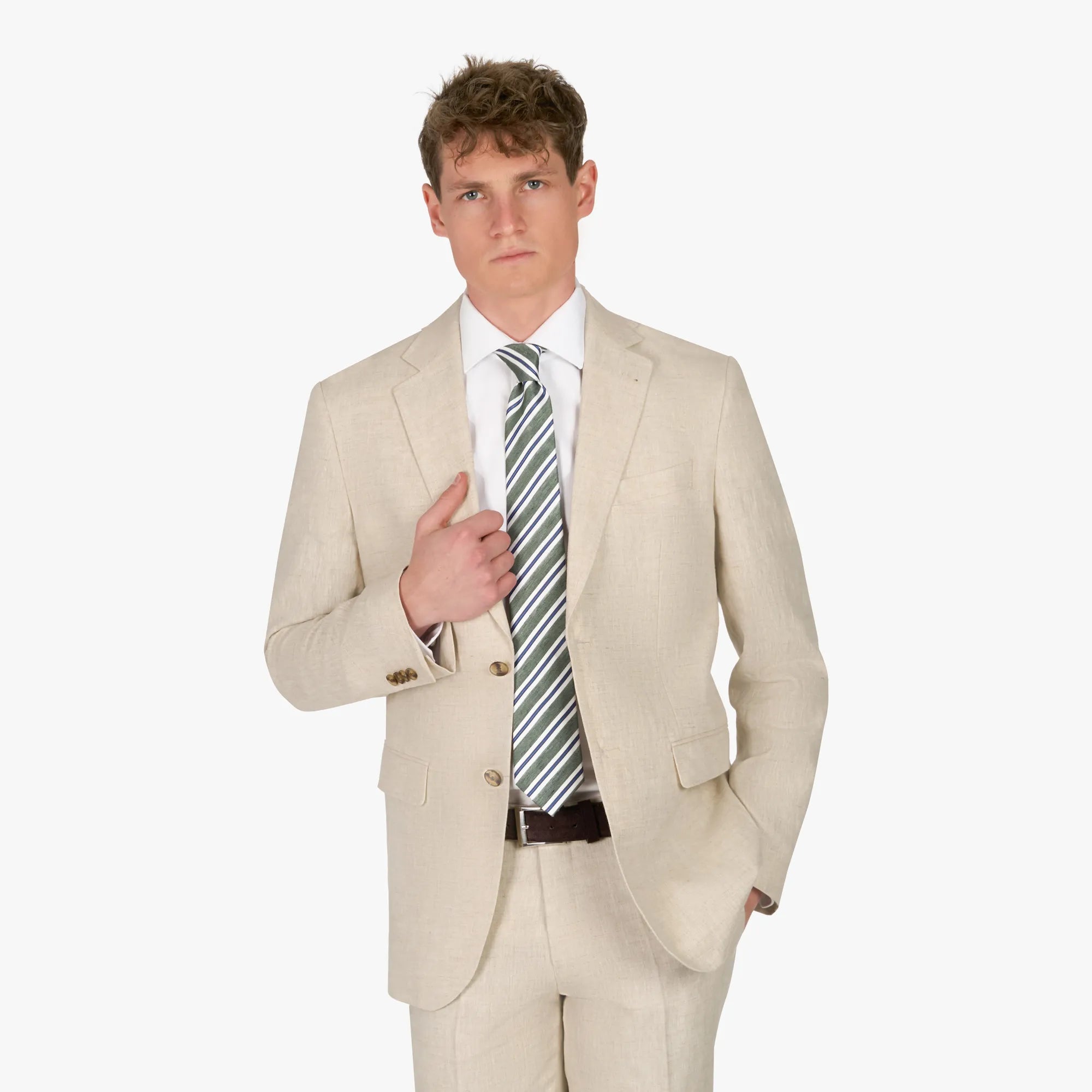 Baukastensakko Prato aus Leinen in Beige beige Bild 1