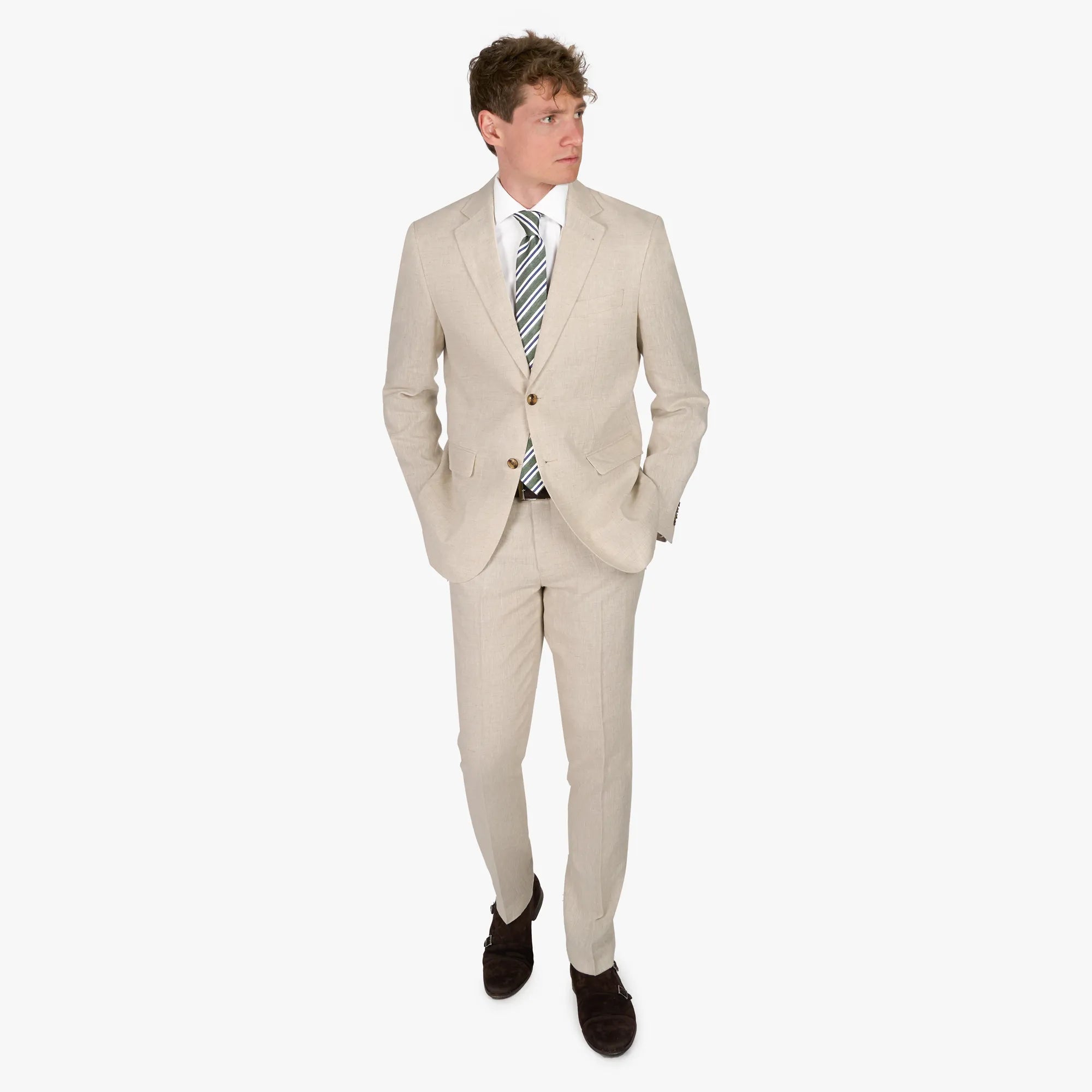 Baukastensakko Prato aus Leinen in Beige beige Bild 4