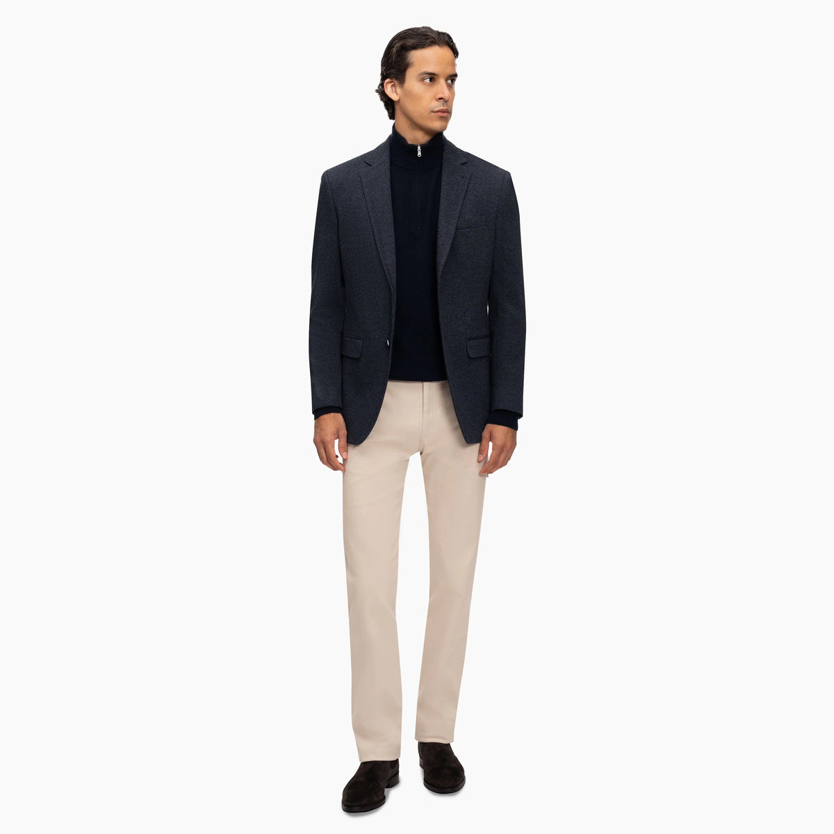 Sakko Prato aus Baumwollmix in blau blau Bild 7
