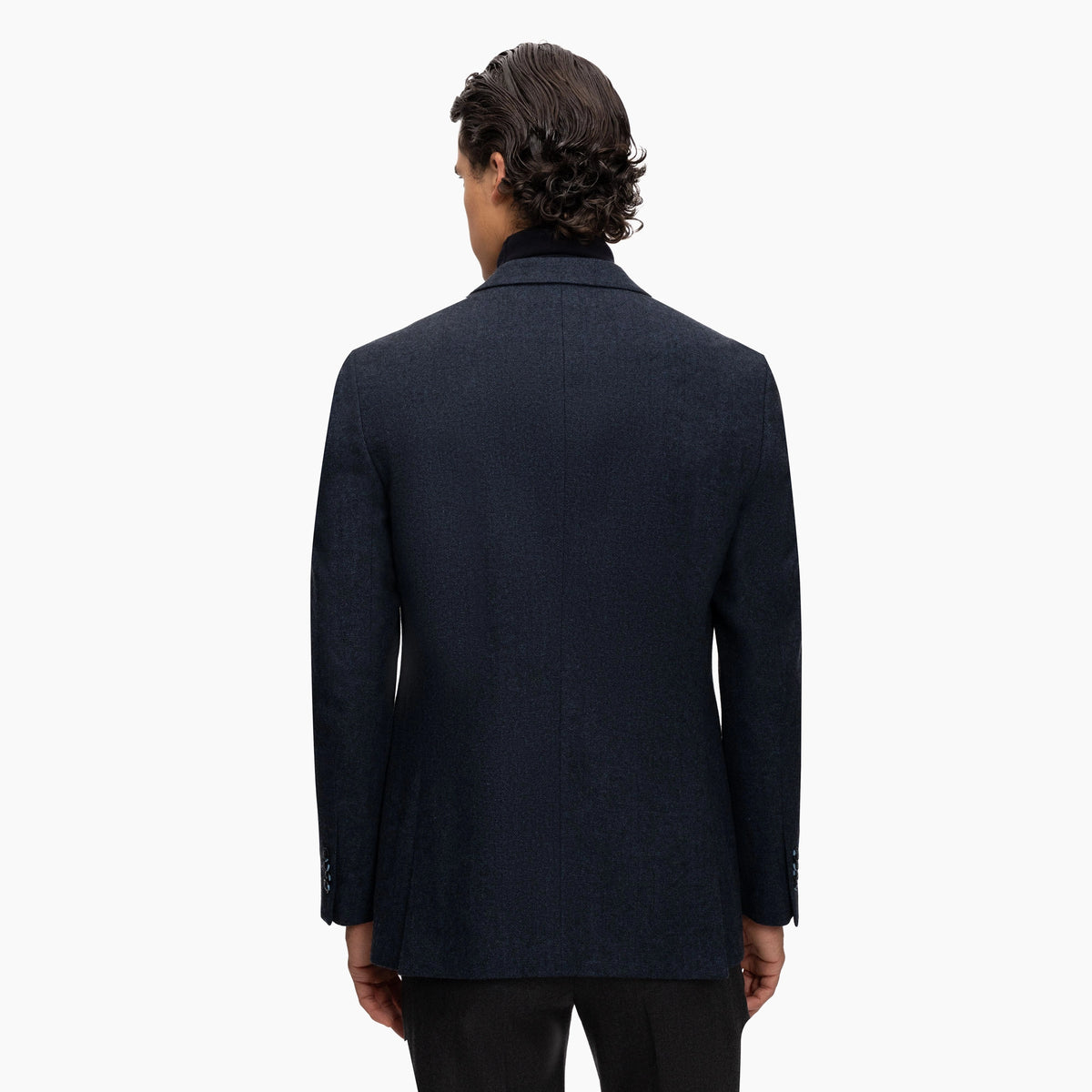 Sakko Prato in Dunkelblau aus Wolle und Polyester dkl. blau Bild 2