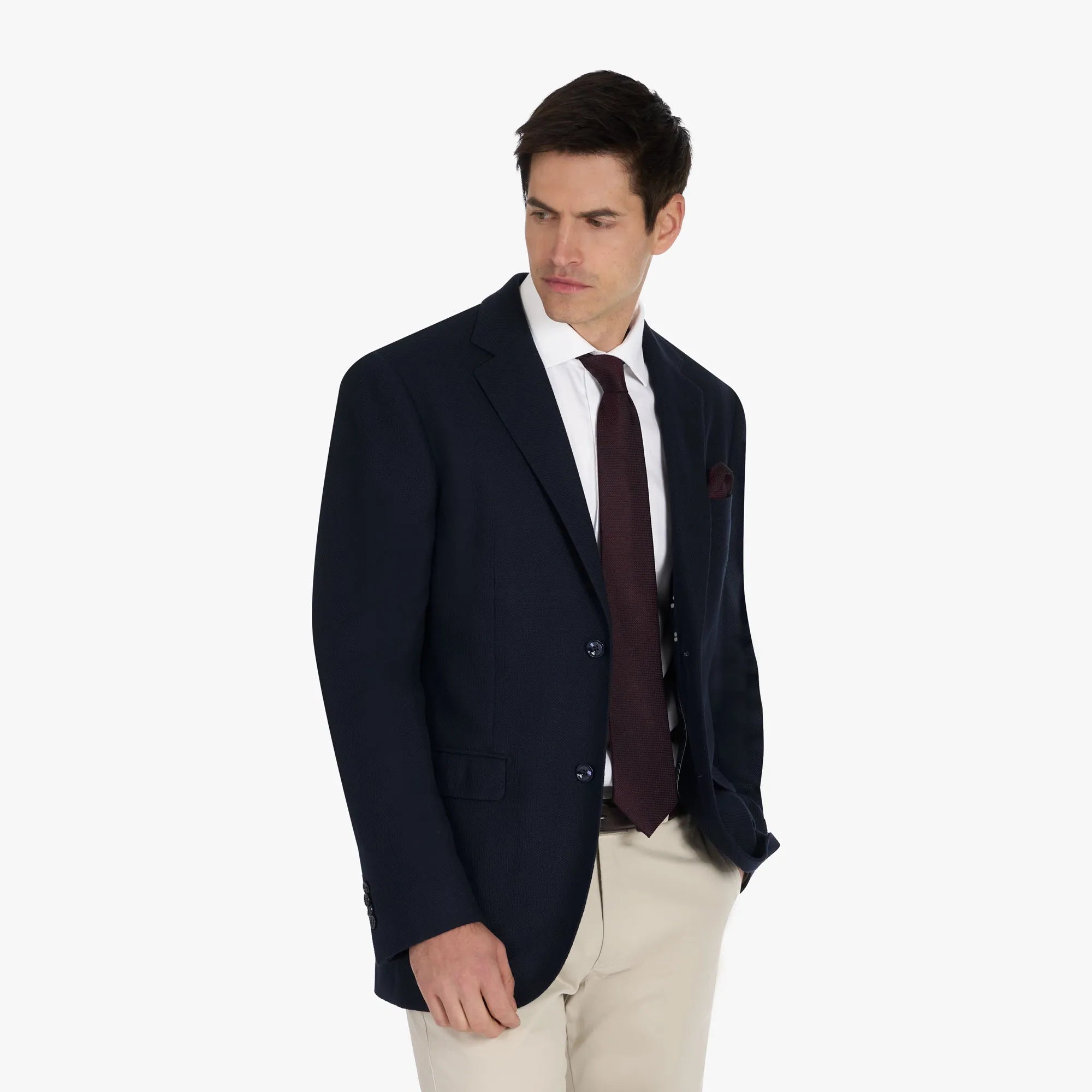 Sakko Prato in Dunkelblau aus Waffelpiqué dkl. blau Bild 1