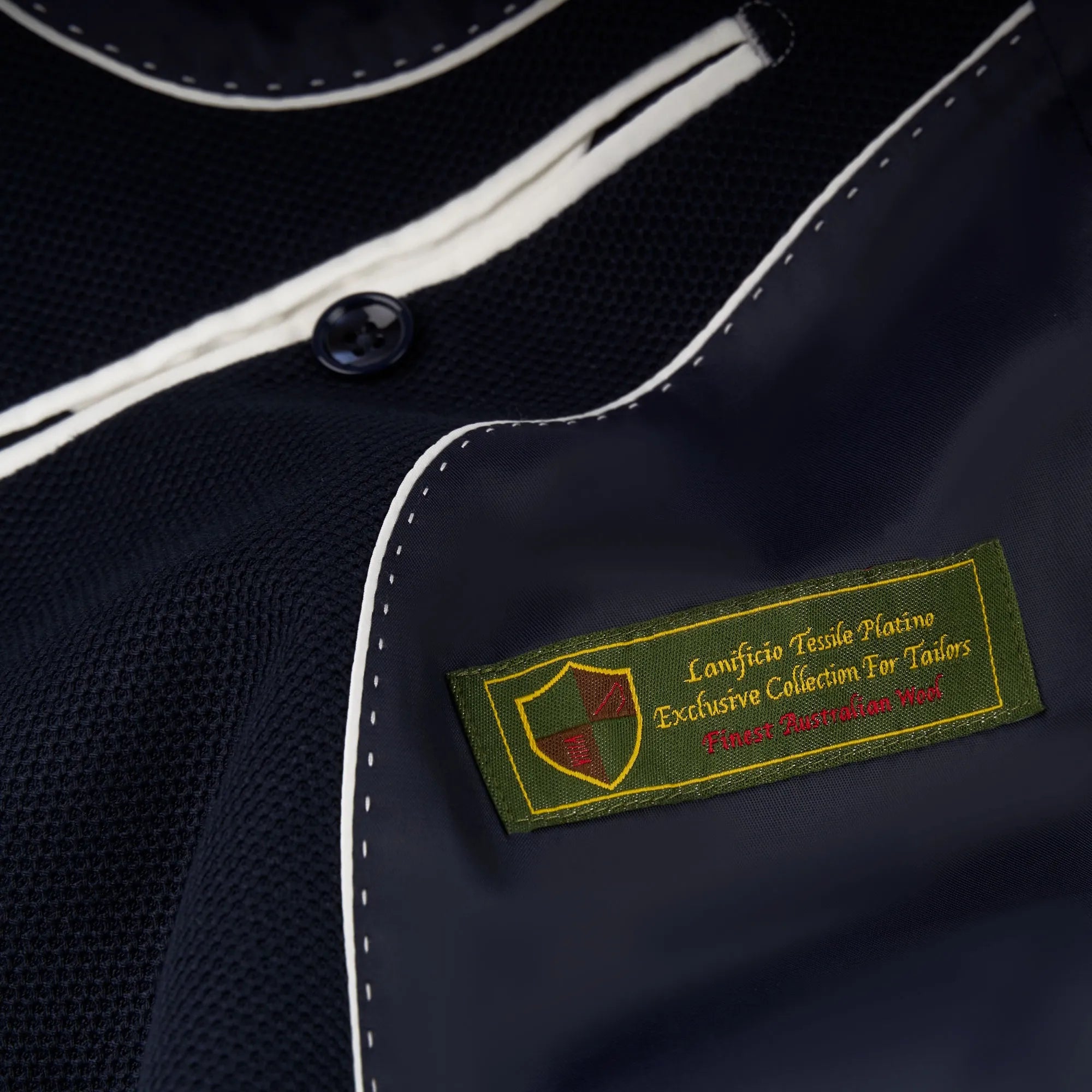 Sakko Prato in Dunkelblau aus Waffelpiqué dkl. blau Bild 4