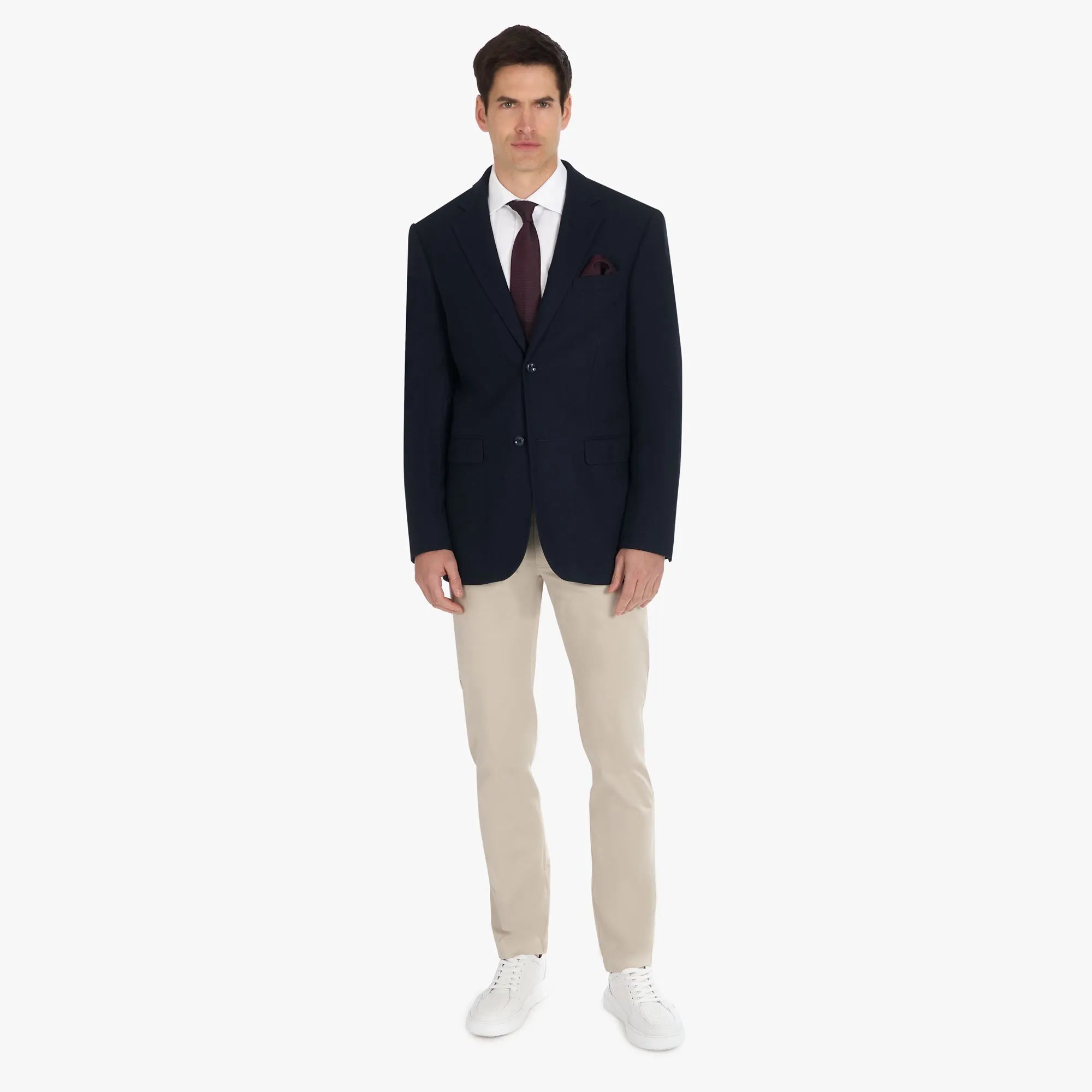 Sakko Prato in Dunkelblau aus Waffelpiqué dkl. blau Bild 7