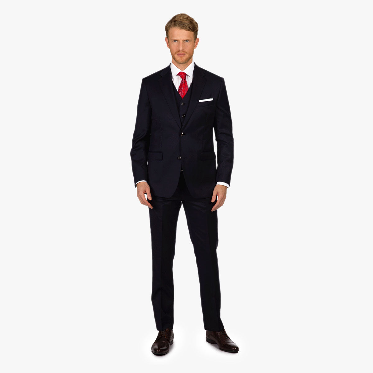 Mann im eleganten Anzug.