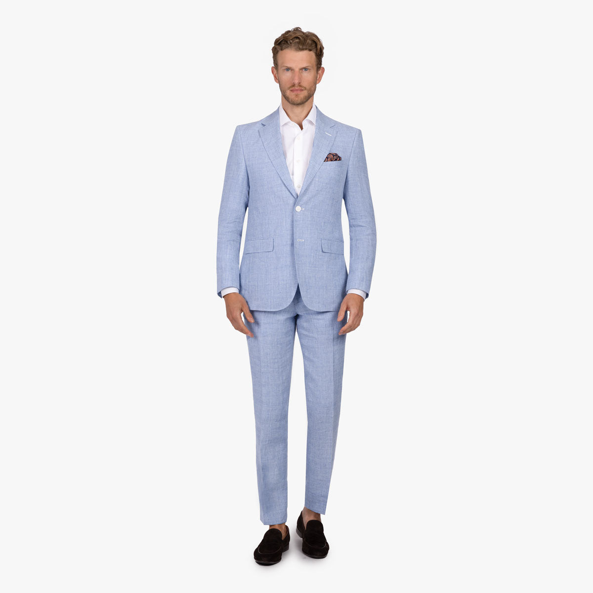 Baukastensakko Prato aus Leinen in hellblau hellblau Bild 7