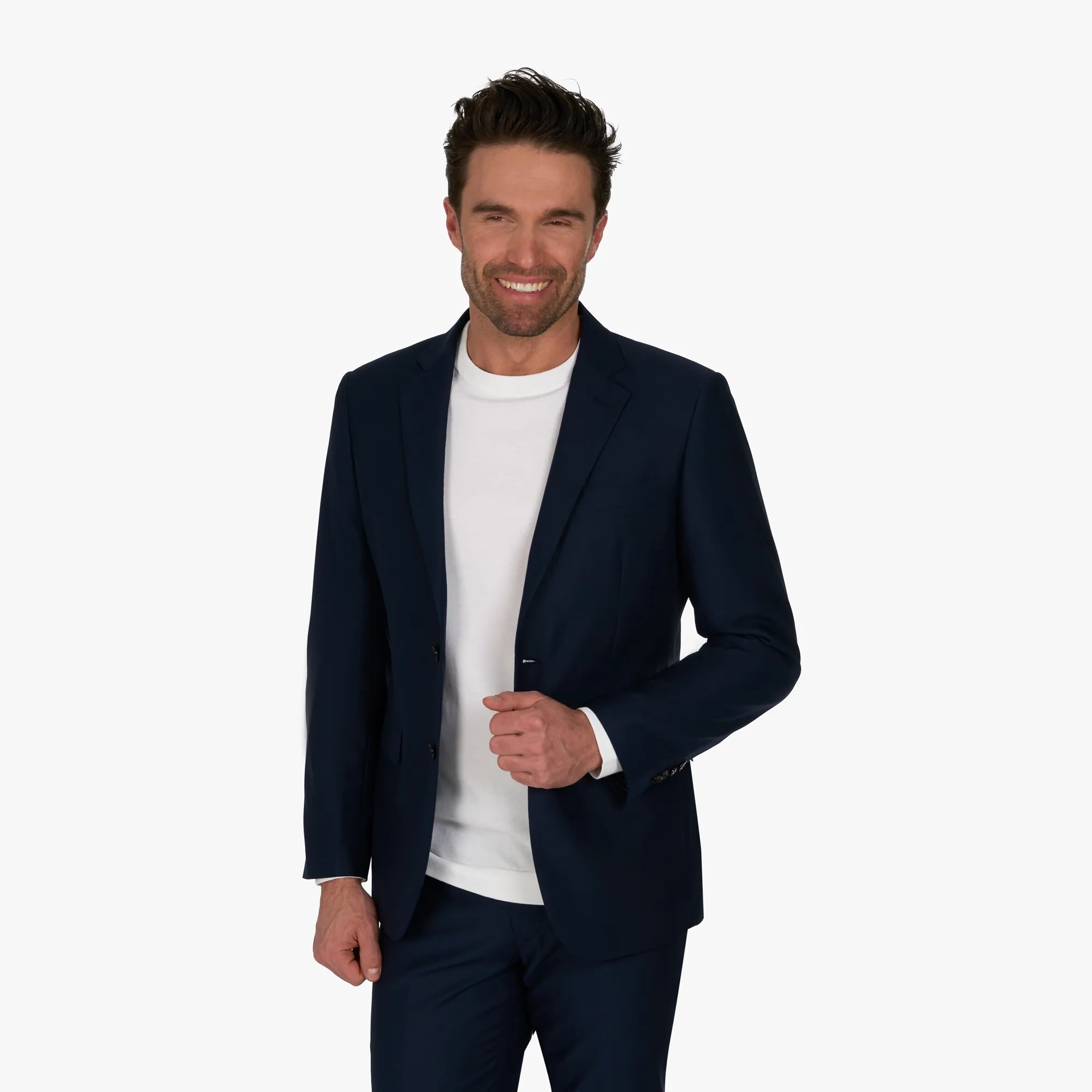 Leichter Anzug Genf in dunkelblau dkl. blau Bild 2