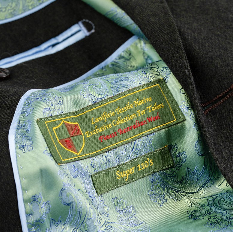 Anzug Pesaro/N mit Side Adjusters in dunkelgrün dkl. grün Bild 3