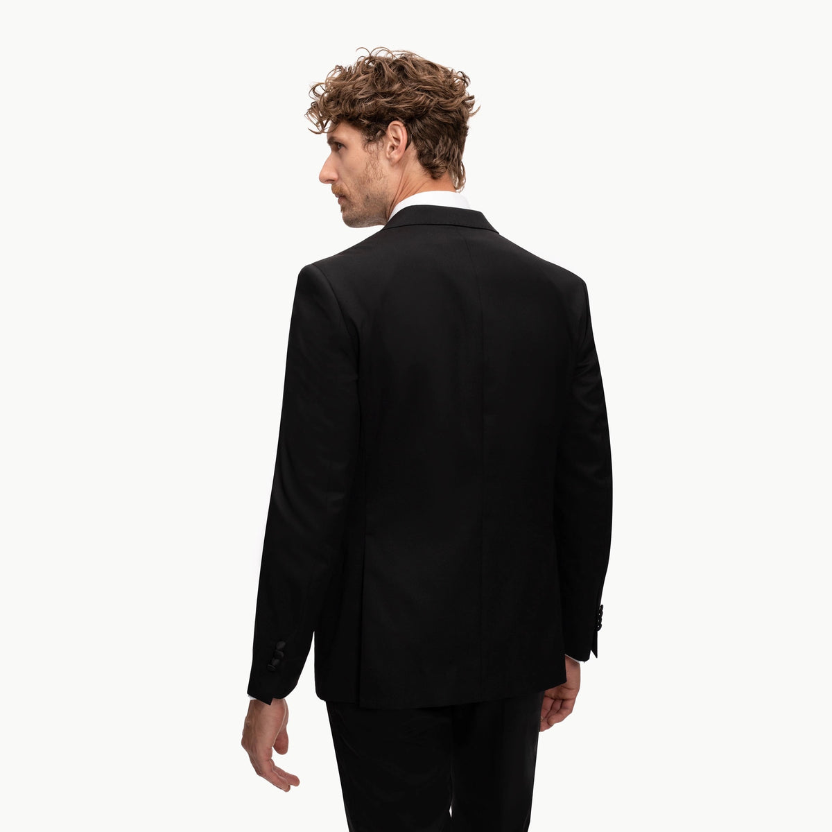 Sakko Fano in Schwarz mit steigendem Revers schwarz Bild 2