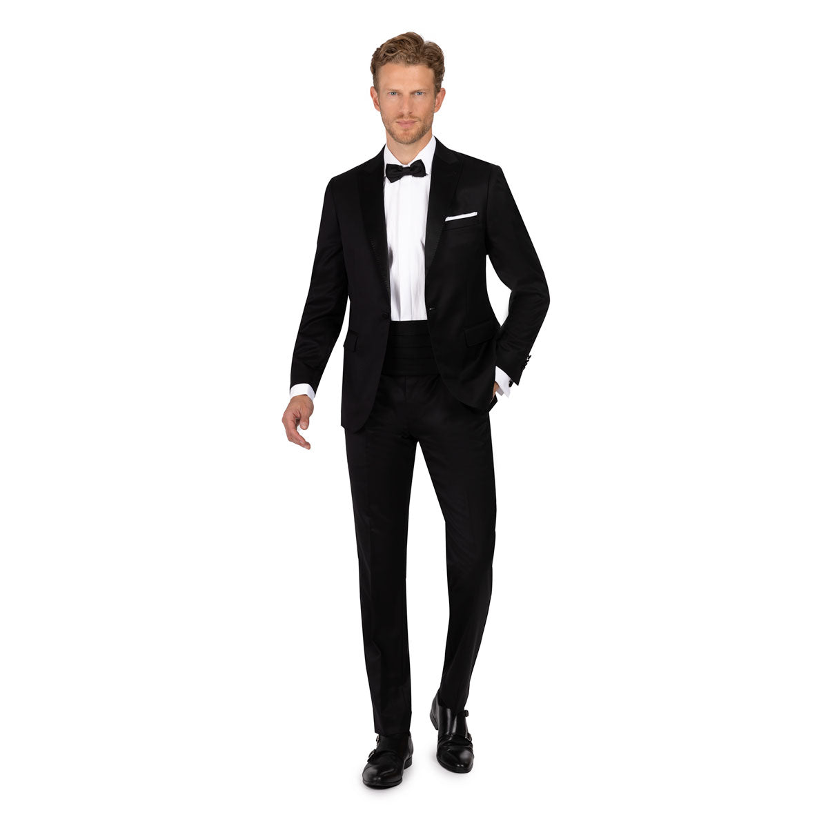 Sakko Fano in Schwarz mit steigendem Revers schwarz Bild 3