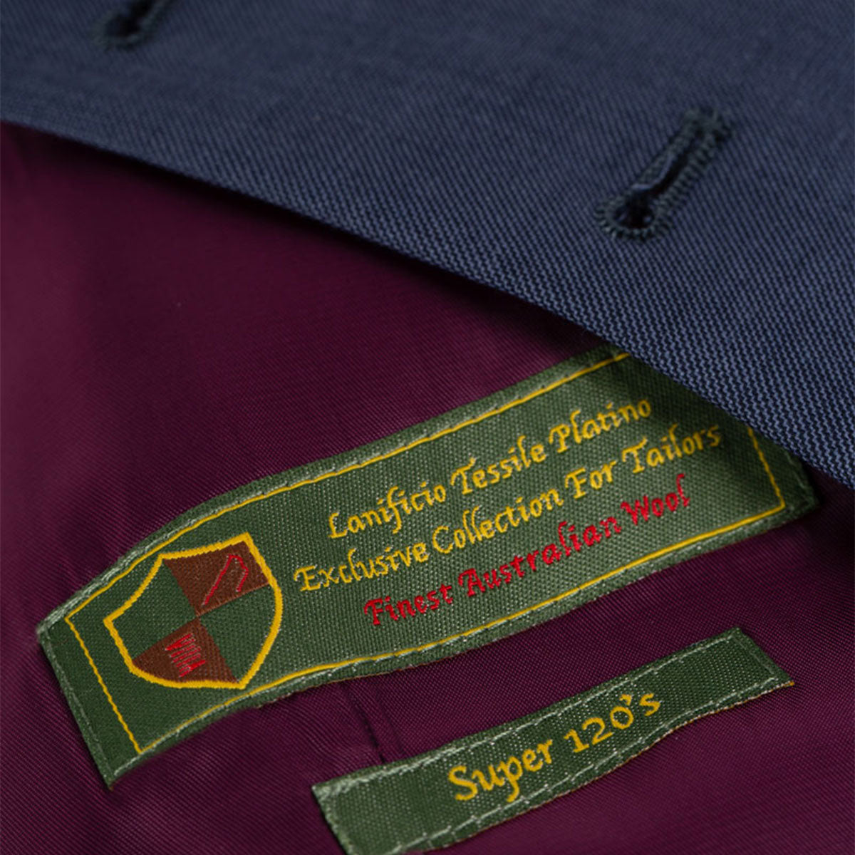 Slim Fit Baukastenweste in blau meliert blau/gemustert Bild 3