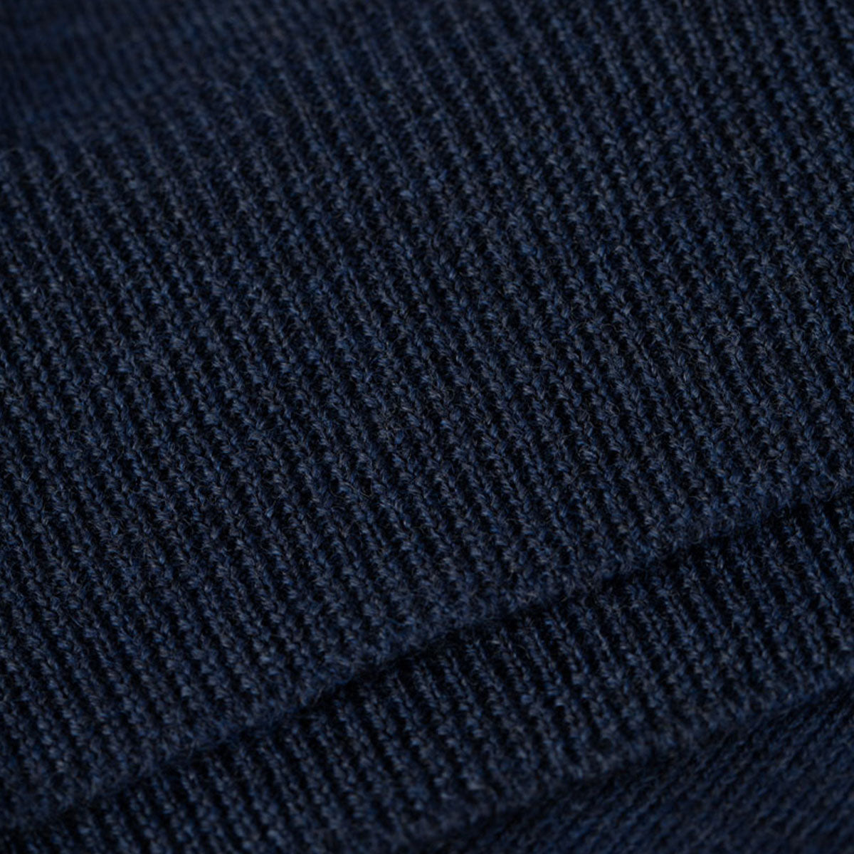 Rollkragenpullover aus Merino-Feinstrick in blau meliert jeans - 597 Bild 5