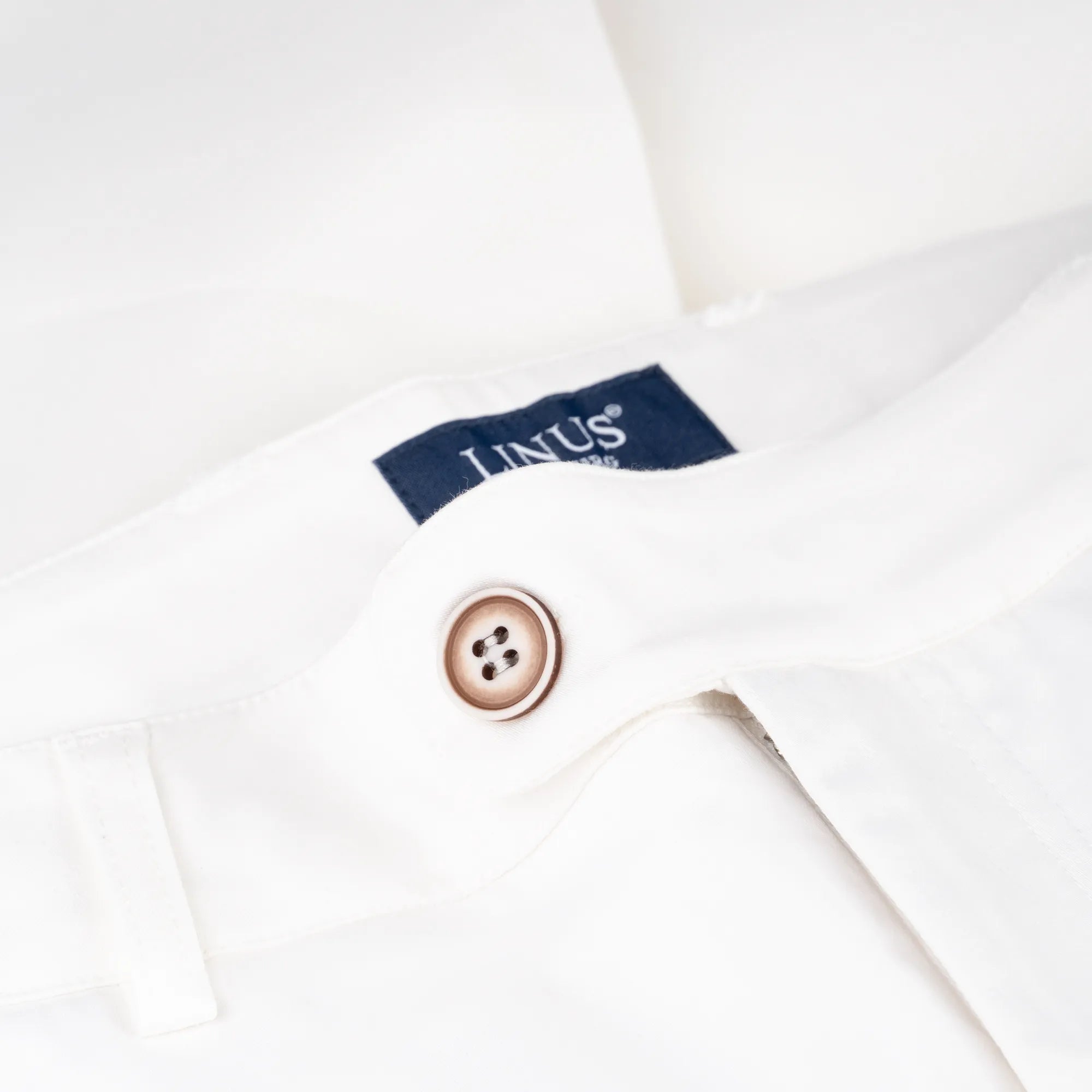 Chino aus Baumwolle und Elasthan in cremeweiß offwhite Bild 3