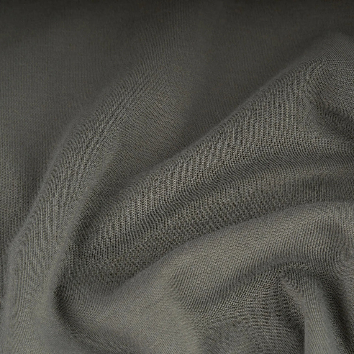 Langarm-Poloshirt aus Baumwolle und Modal in Olivgrün olive Bild 3