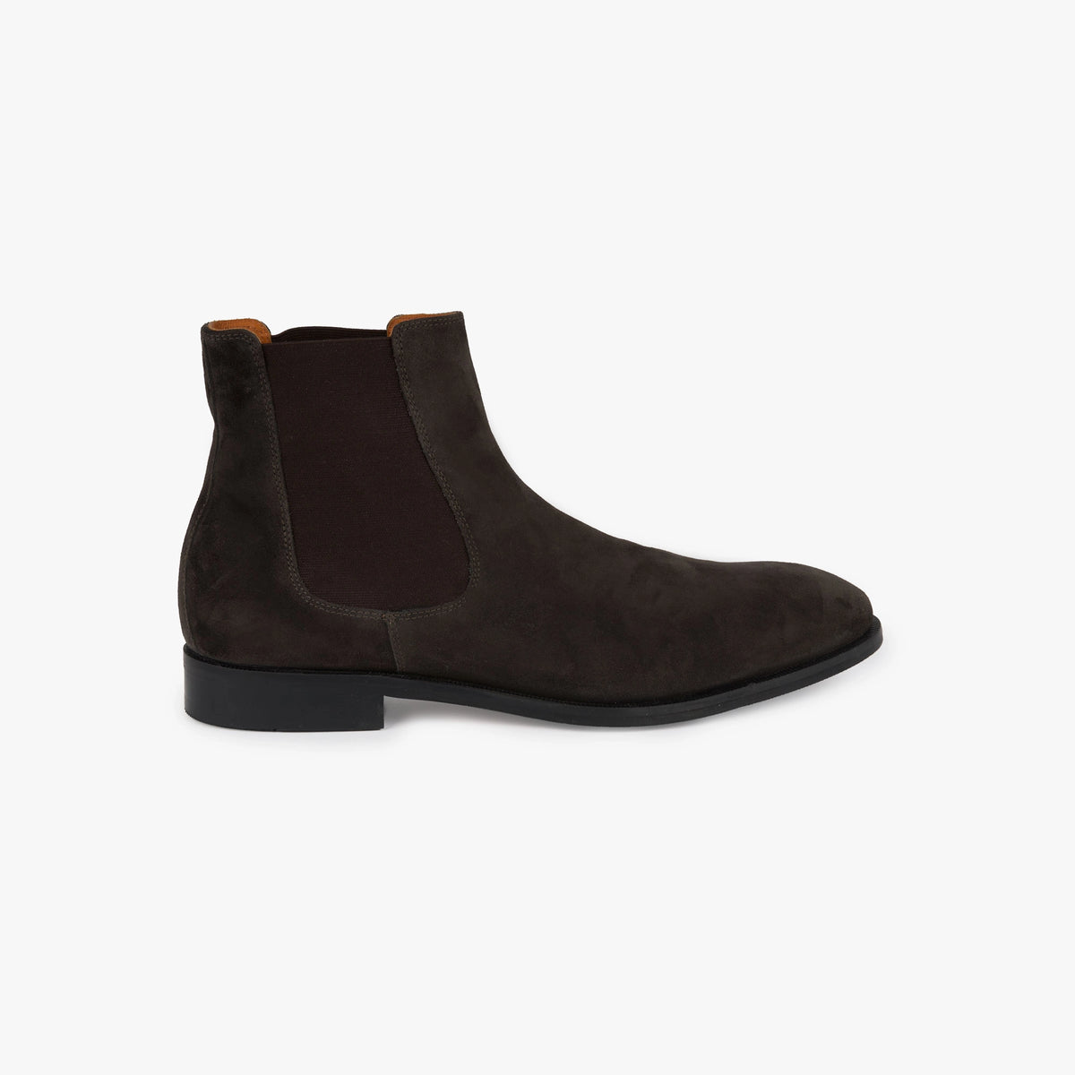 Chelsea Boots aus Veloursleder in Dunkelbraun dkl. braun Bild 4