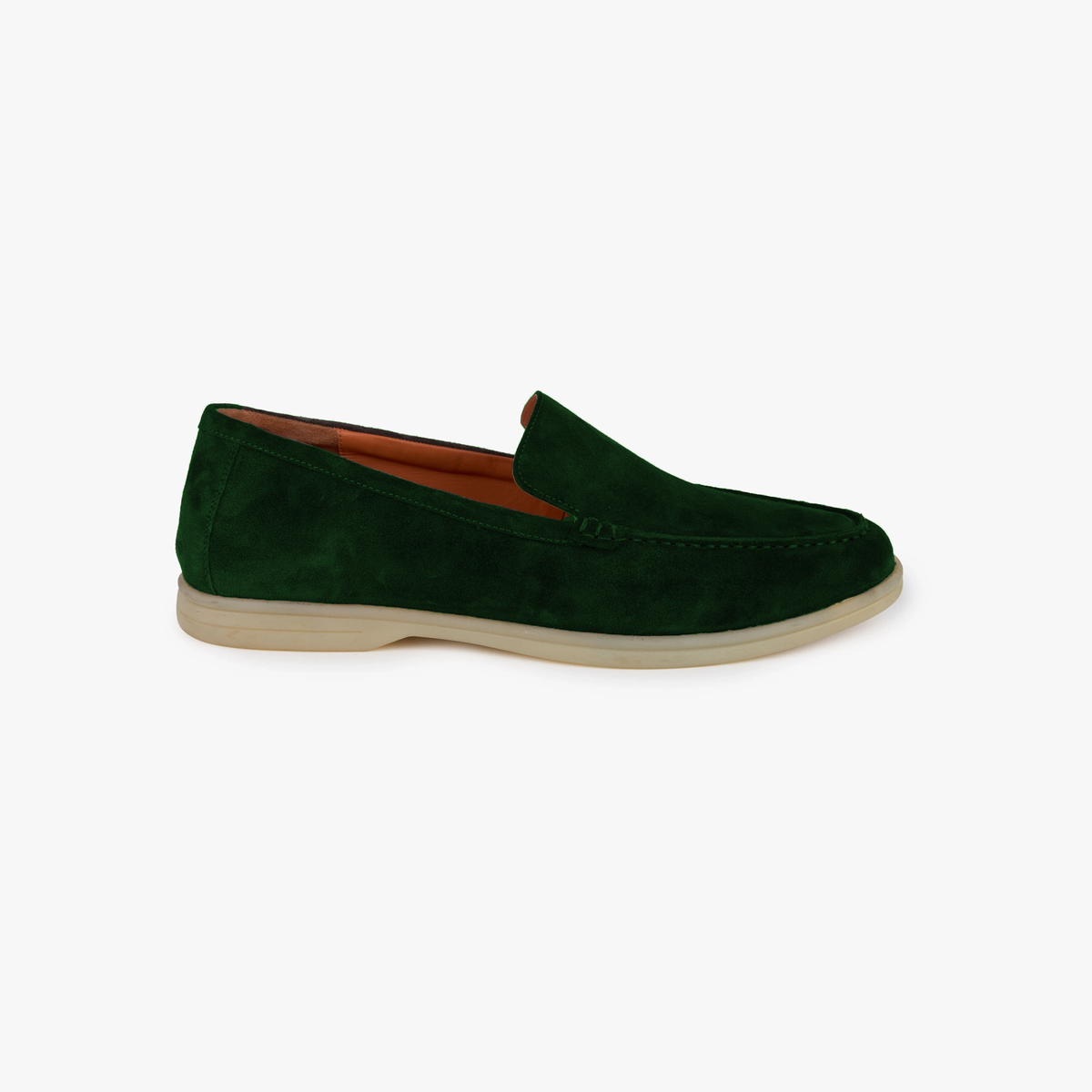 Loafer aus Veloursleder in Dunkelgrün dkl. grün Bild 3