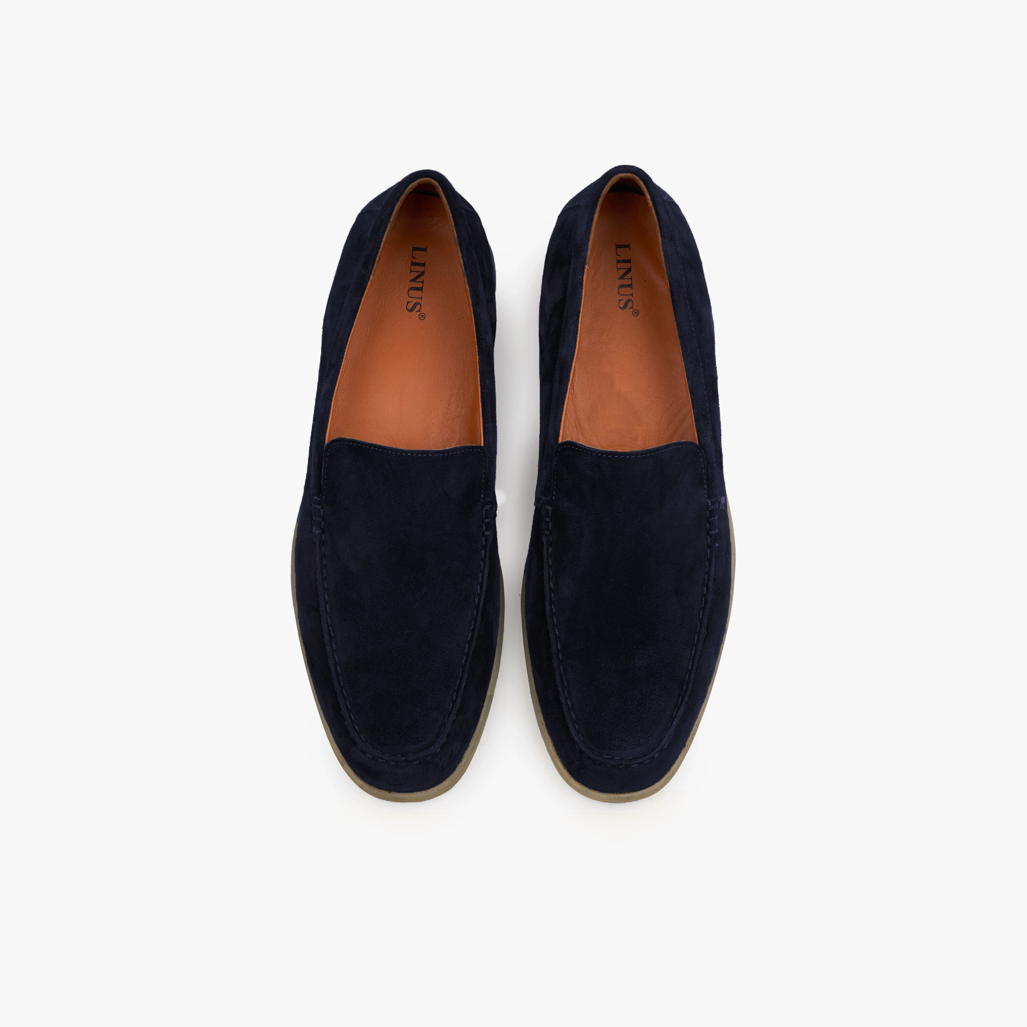 Loafer aus Veloursleder in Dunkelblau dkl. blau Bild 1
