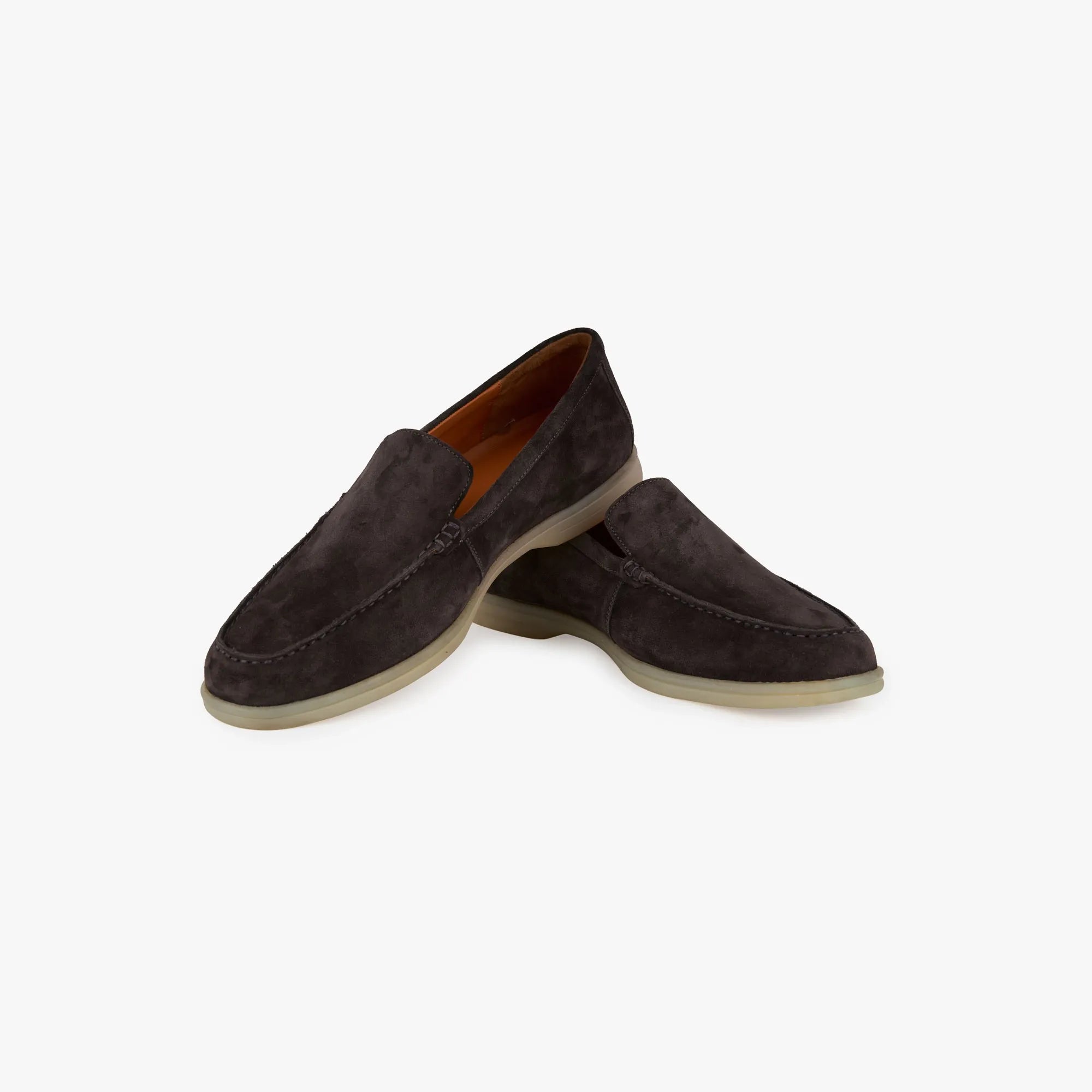 Loafer aus Veloursleder in Dunkelbraun dkl. braun Bild 2