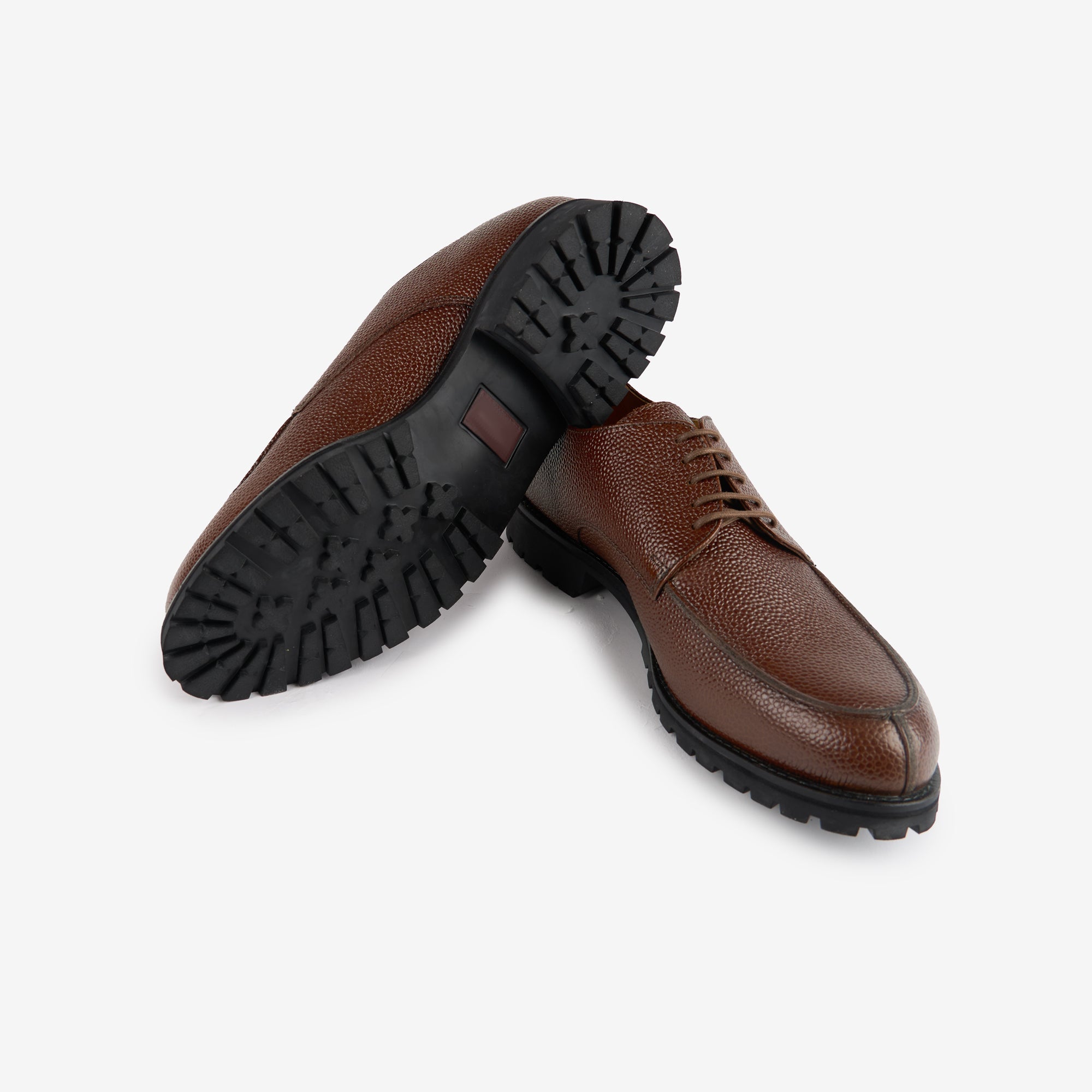 Schuhe aus italienischem Rindleder in Braun braun Bild 3
