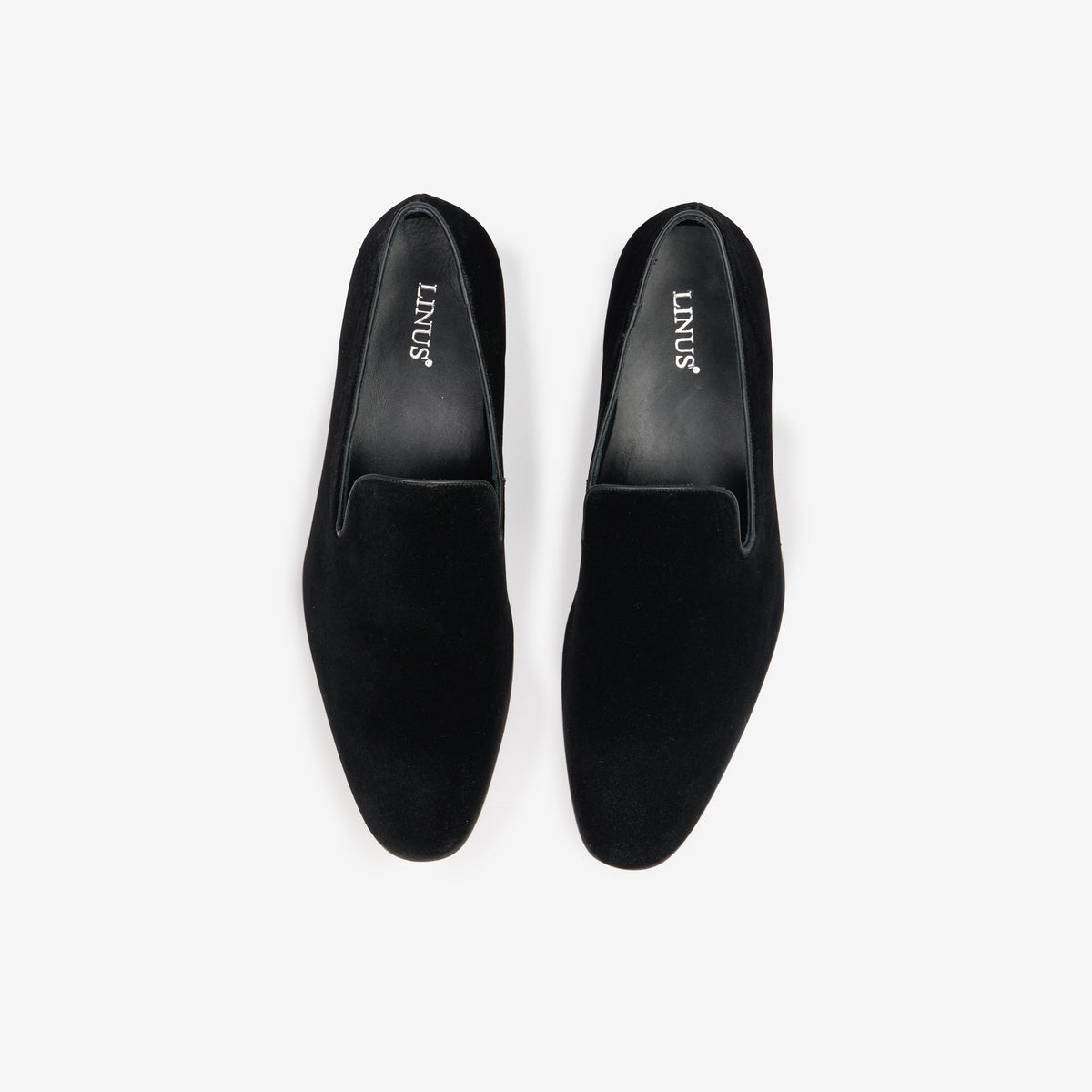 Smoking Loafer aus Samt in Schwarz schwarz Bild 1