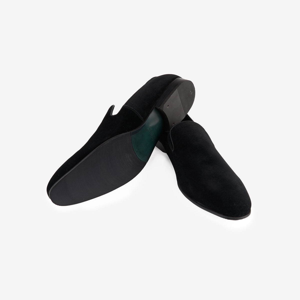 Smoking Loafer aus Samt in Schwarz schwarz Bild 3