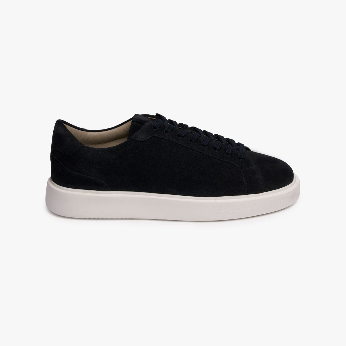 Sneaker aus Veloursleder in Dunkelblau drk. blue Bild 2