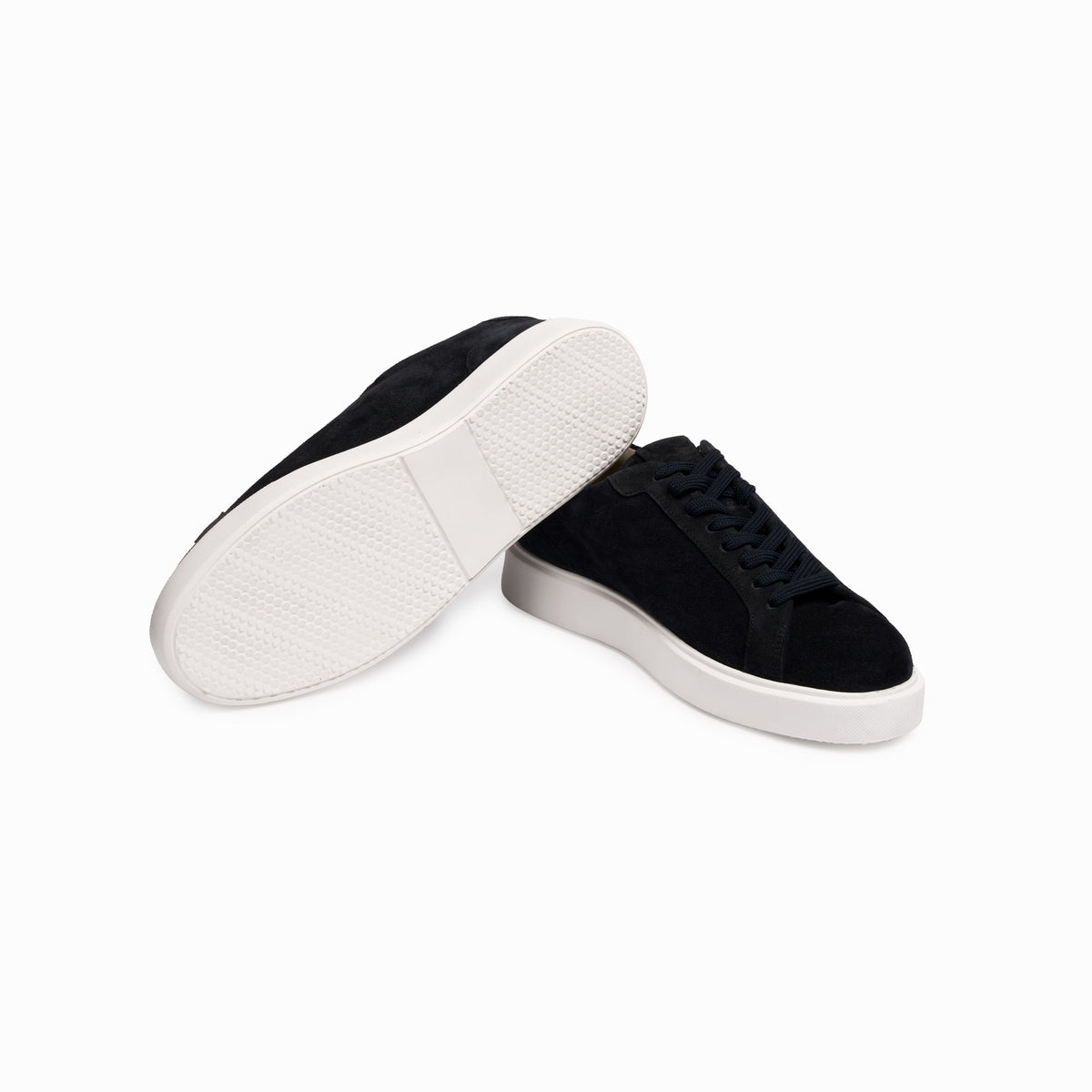 Sneaker aus Veloursleder in Dunkelblau drk. blue Bild 3