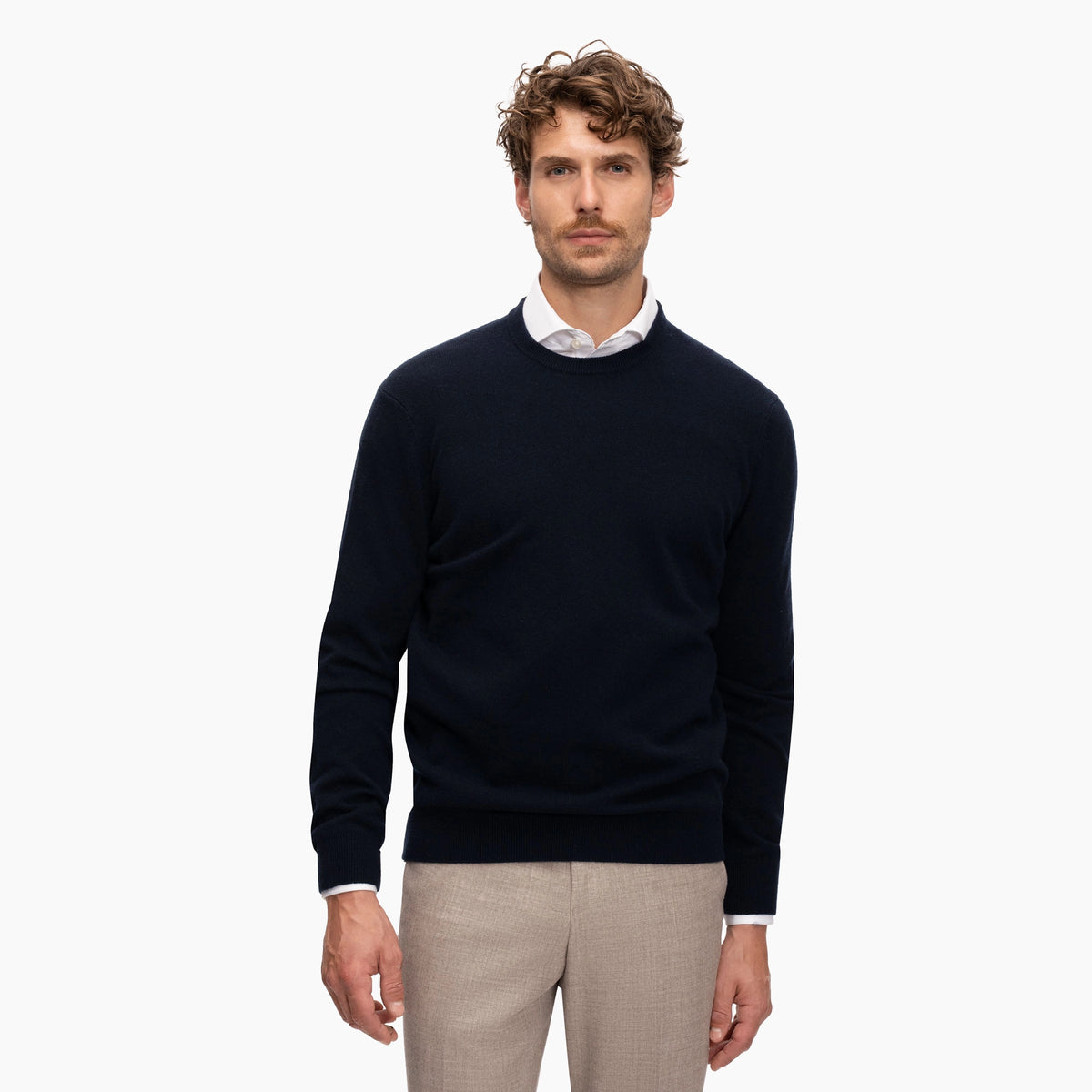 Kaschmirpullover in Dunkelblau PE25068-New Navy Bild 1