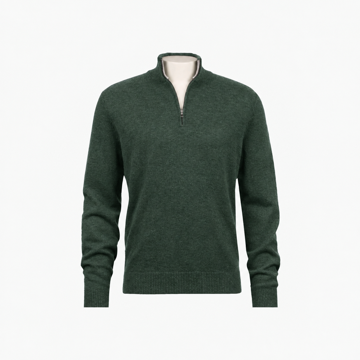 Kaschmirpullover Troya in Grün PE25086-Swamp Bild 2