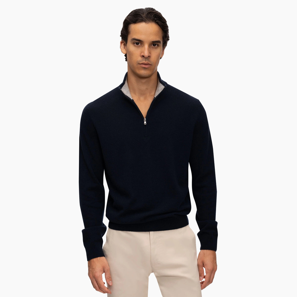 Kaschmirpullover Troya in Navyblau PE25068-New Navy Bild 1