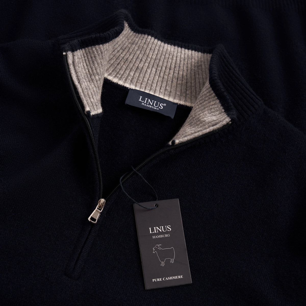 Kaschmirpullover Troya in Navyblau PE25068-New Navy Bild 3