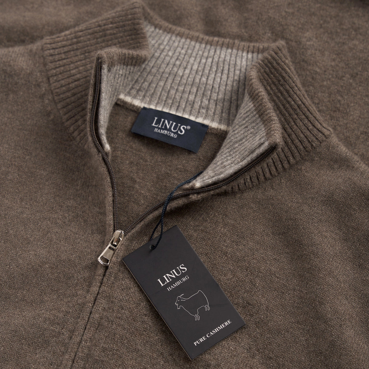 Kaschmirpullover Troya in Taupe XA19010-Vapor Bild 3