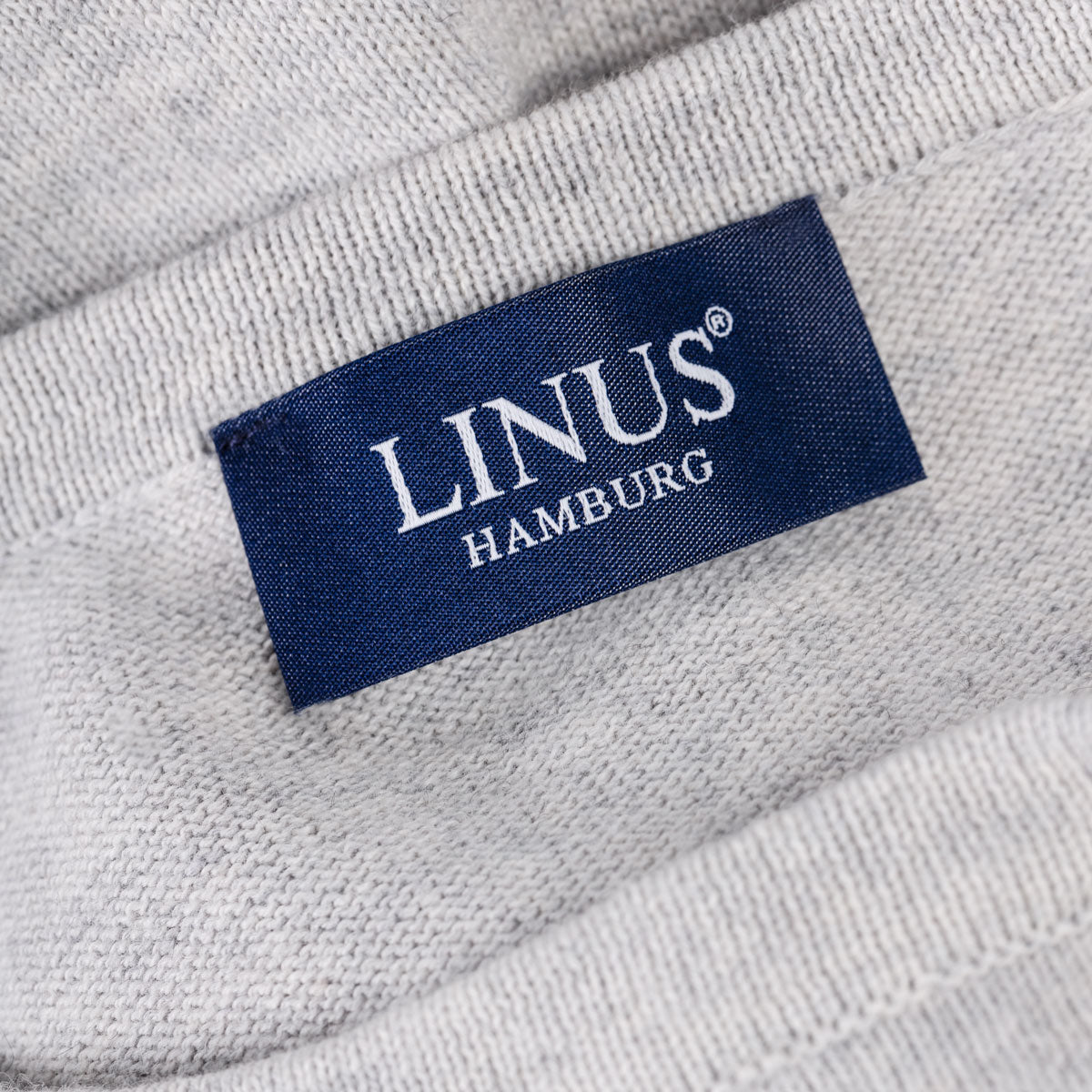 Rundhalspullover aus Baumwolle/Kaschmir in hellgrau light grey 003 Bild 4