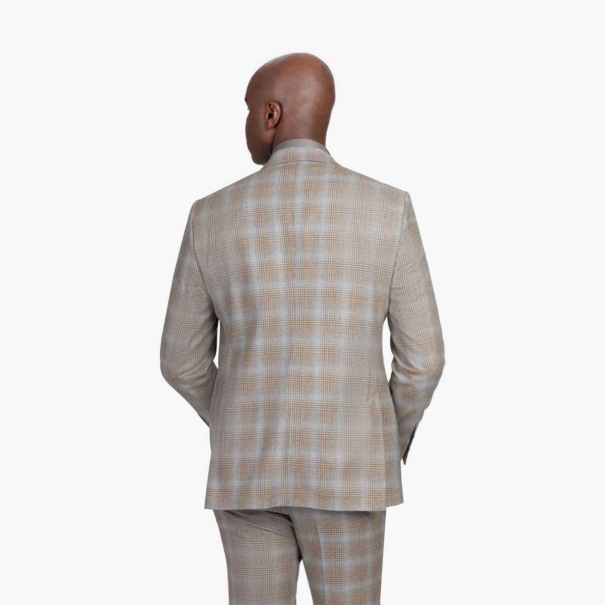 Anzug Prato mit Karo in beige hellblau beige/karo Bild 3