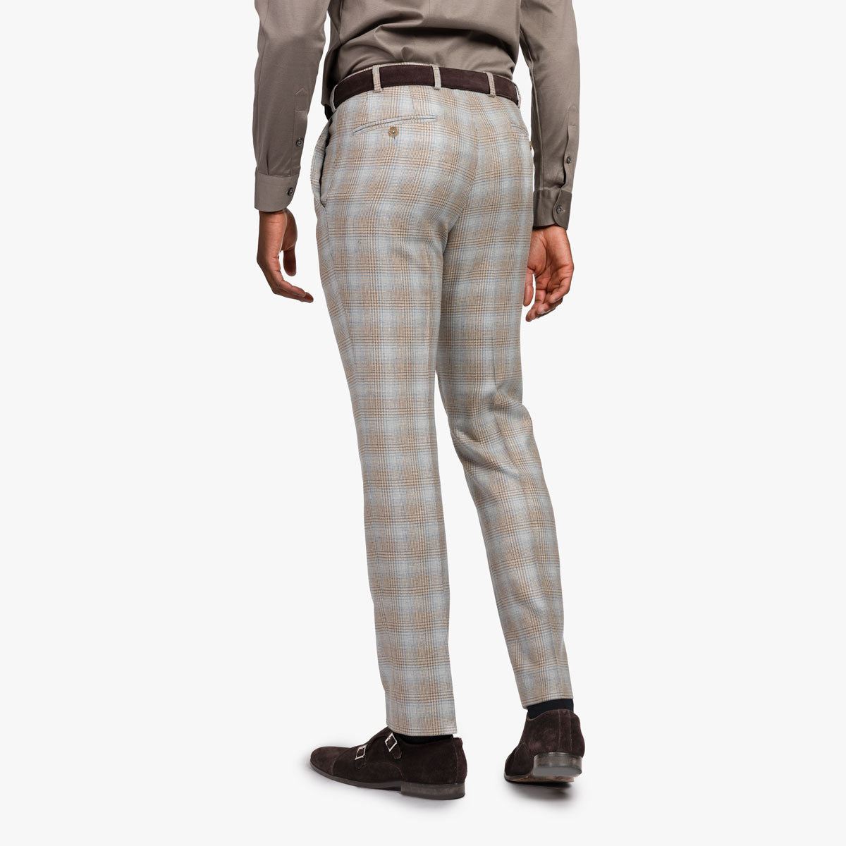 Anzug Prato mit Karo in beige hellblau beige/karo Bild 5