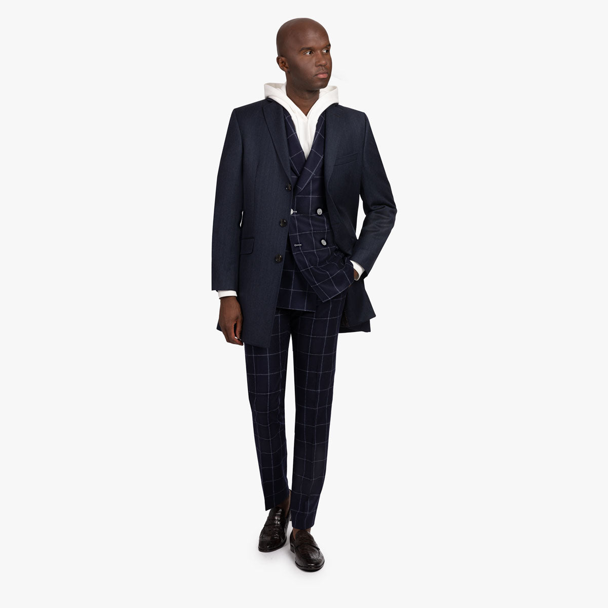 Kurzmantel London in dunkelblau dkl. blau Bild 1