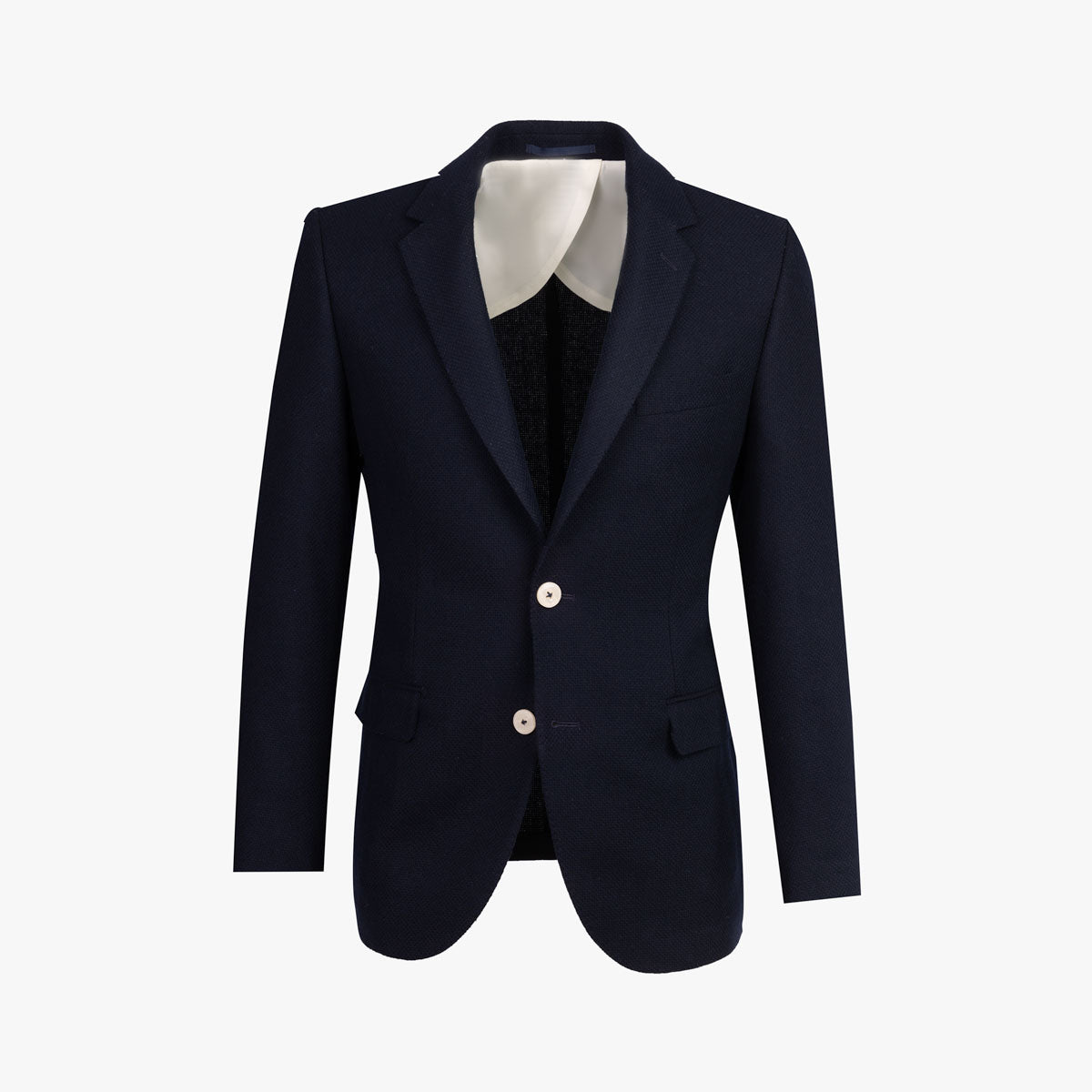 Sakko Genf in dunkelblauer Panamabindung und Kaschmiranteil dkl. blau Bild 7