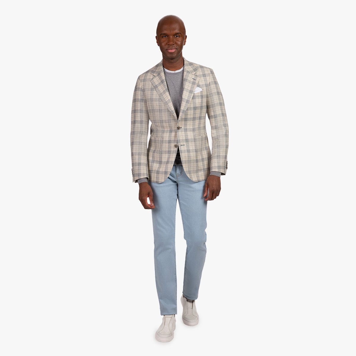 Sakko Havanna/I Karo beige offwhite/karo Bild 6