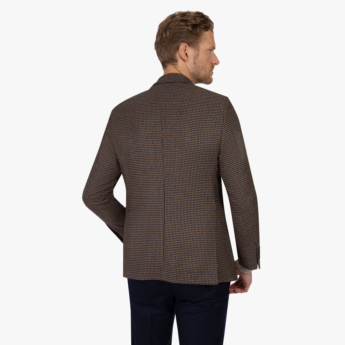 Sakko mit Hahnentrittmuster in braun blau braun/gemustert Bild 3