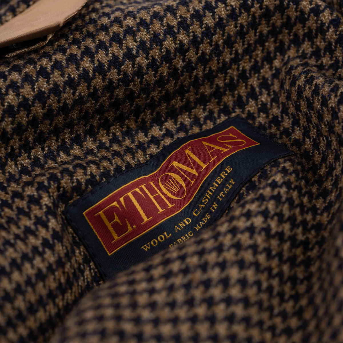 Sakko mit Hahnentrittmuster in braun blau braun/gemustert Bild 4