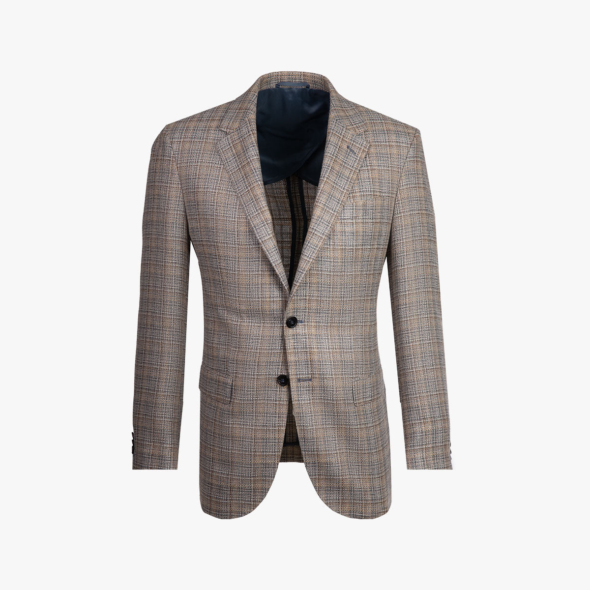 Sakko Prato/I aus Seide/Schurwolle in beige beige/gemustert Bild 4