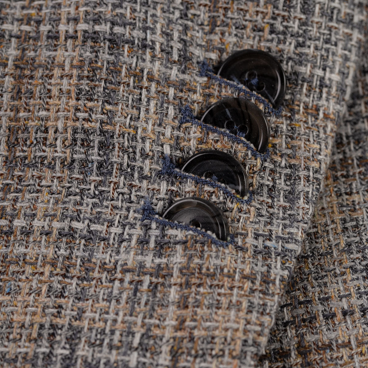 Sakko Prato/I aus Seide/Schurwolle in beige beige/gemustert Bild 8