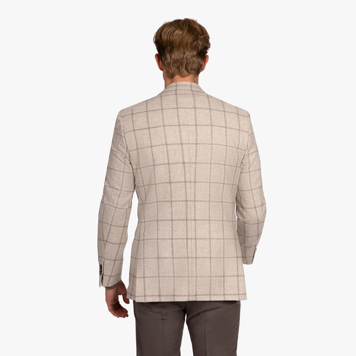 Sakko Prato mit Windowpane-Check in beige beige/karo Bild 2