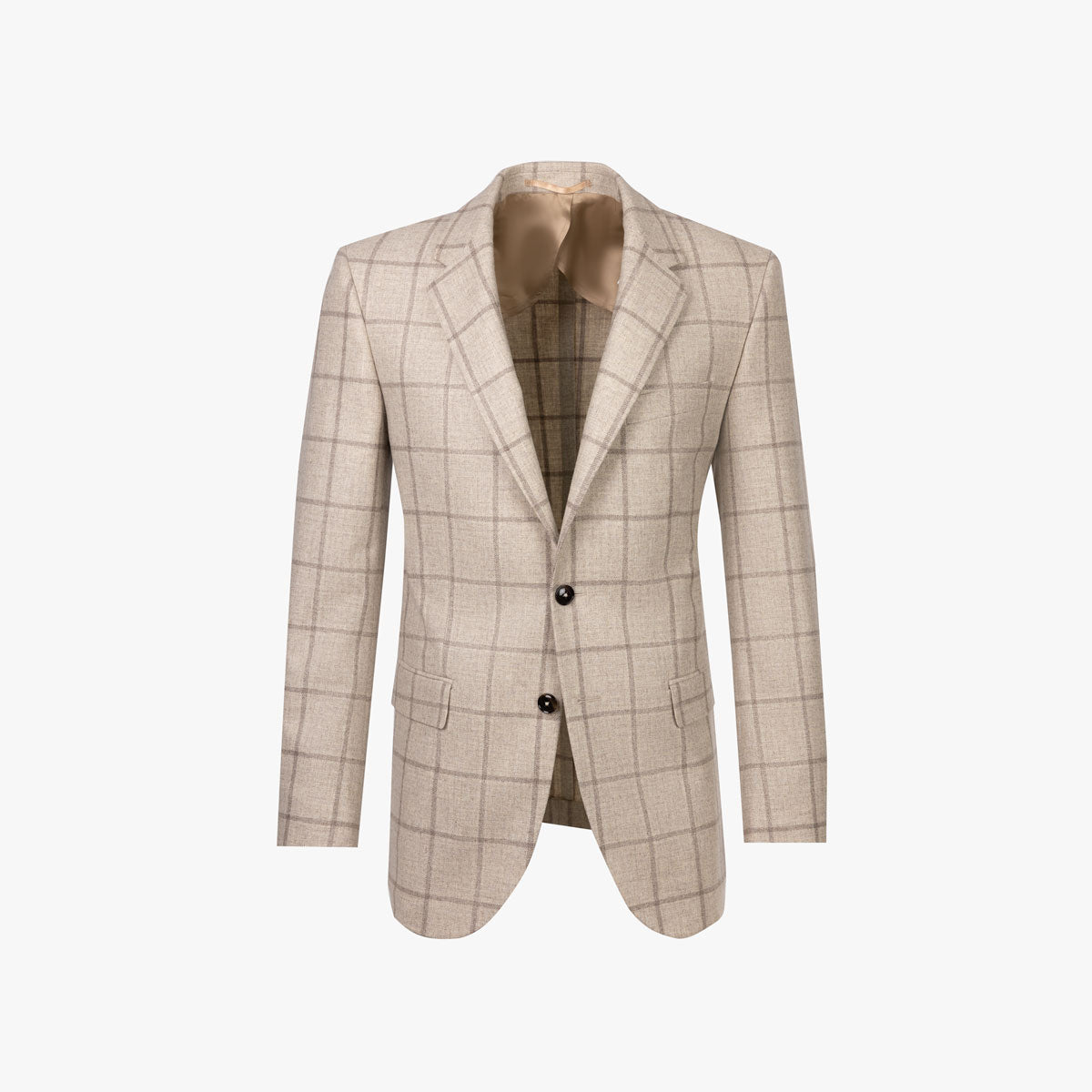 Sakko Prato mit Windowpane-Check in beige beige/karo Bild 3