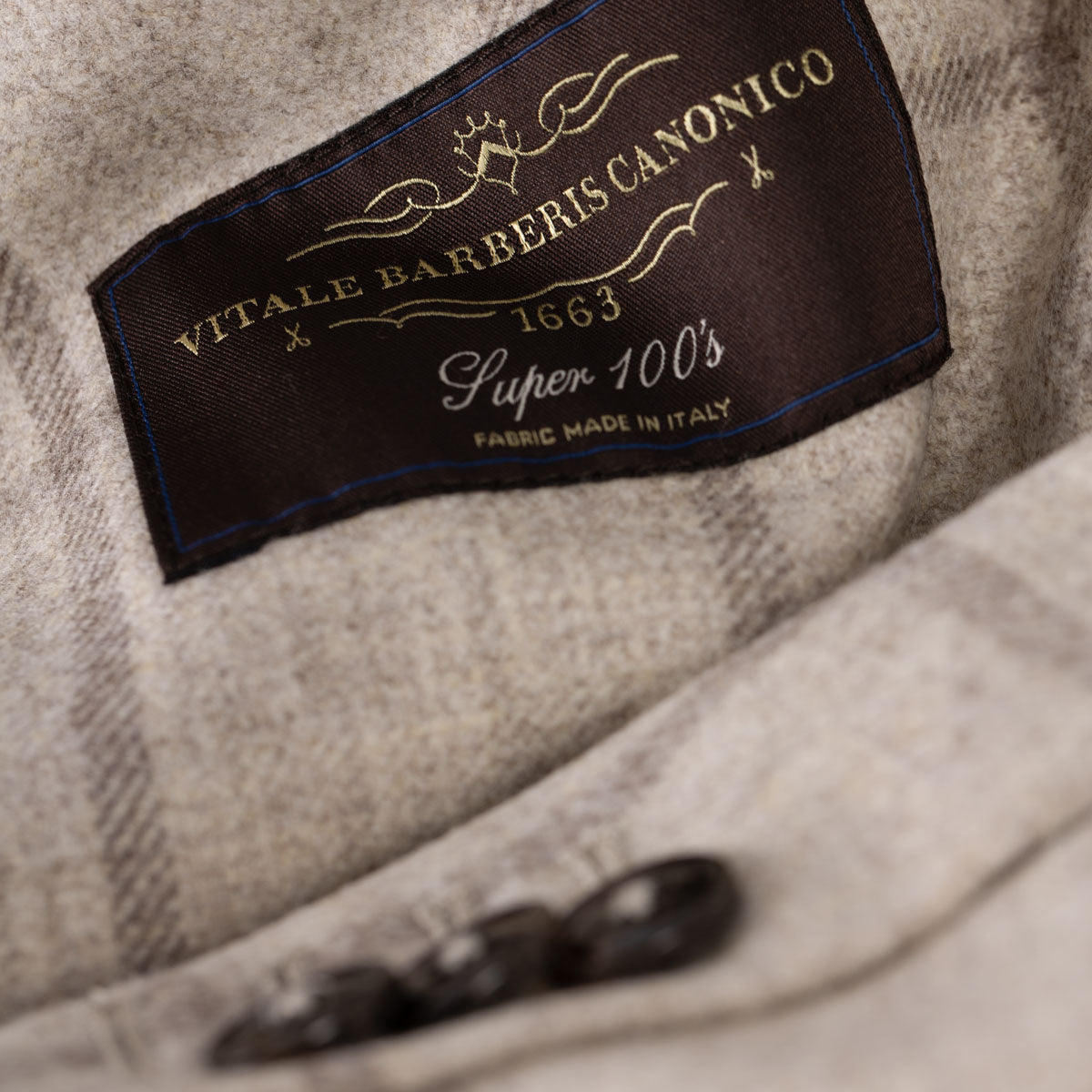 Sakko Prato mit Windowpane-Check in beige beige/karo Bild 4